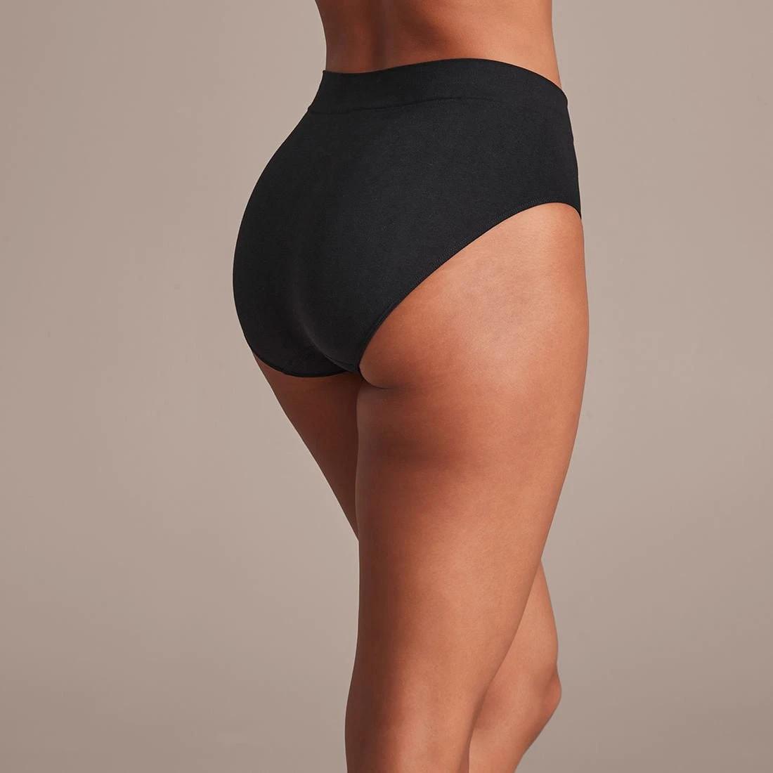 3 Target 2 Pack Cotton Seamfree Midi Briefs BLACK, 3 of 6