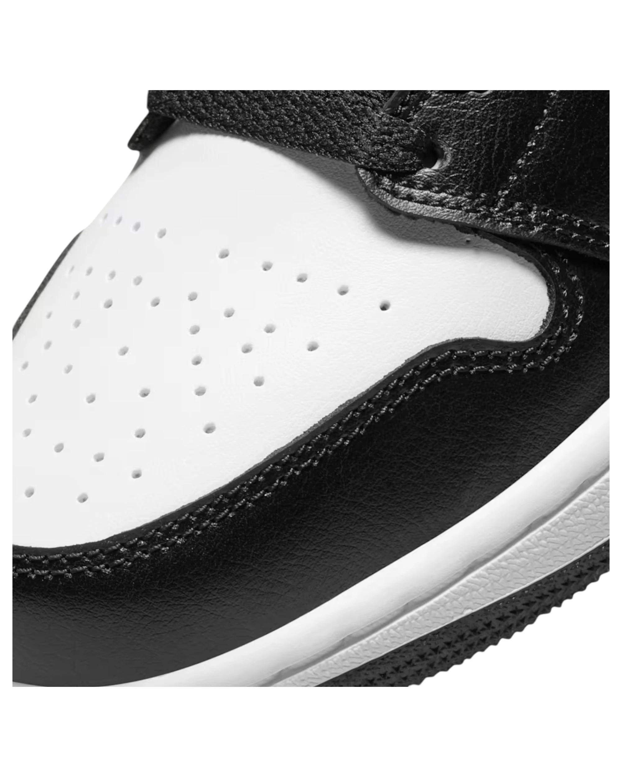 6 Nike Womens Air Jordan 1 Low Athletic Shoes BLACK/WHITE, 6 of 7