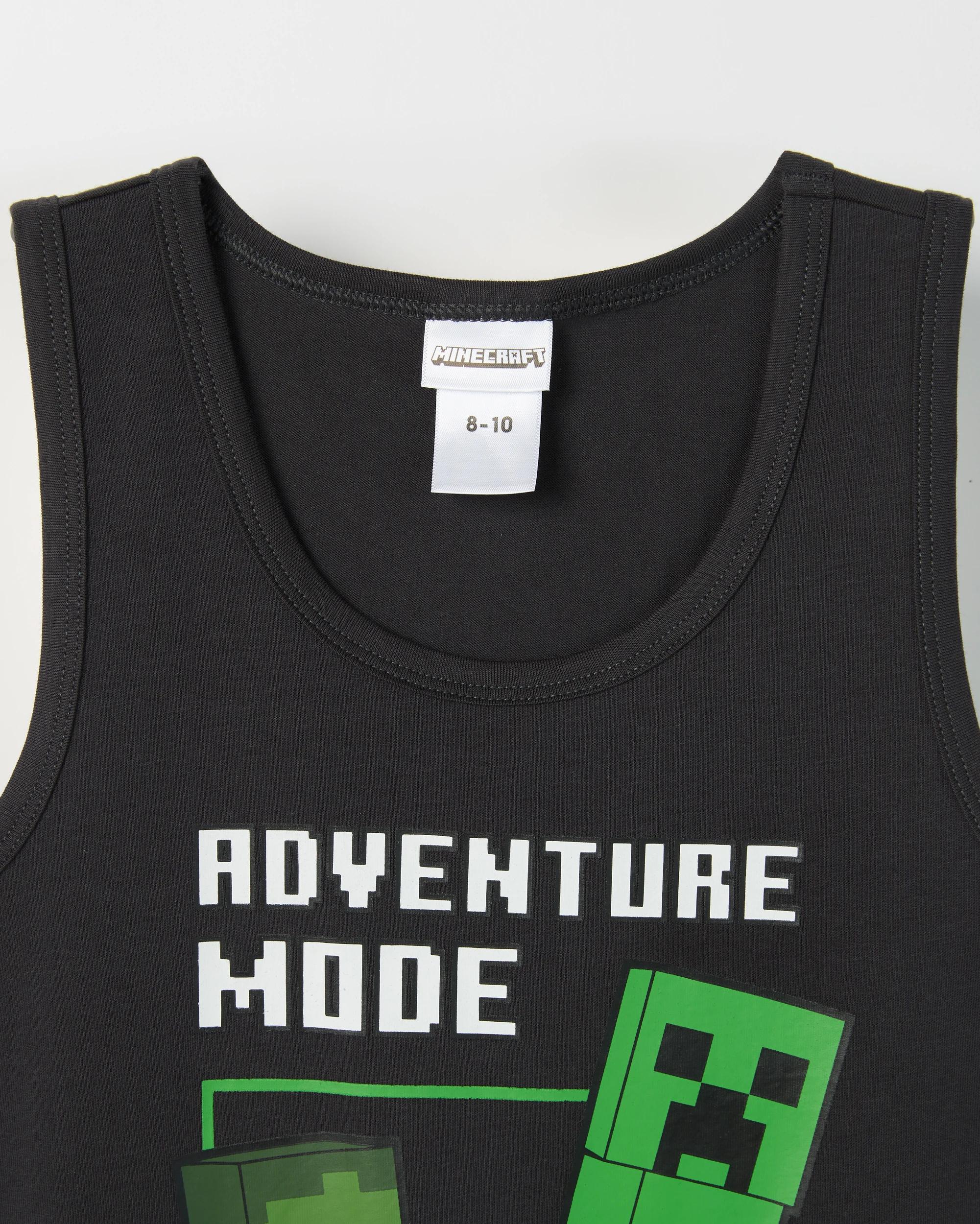4 Minecraft Australian Cotton 2 Pack Boys Singlets MINECRAFT, 4 of 4