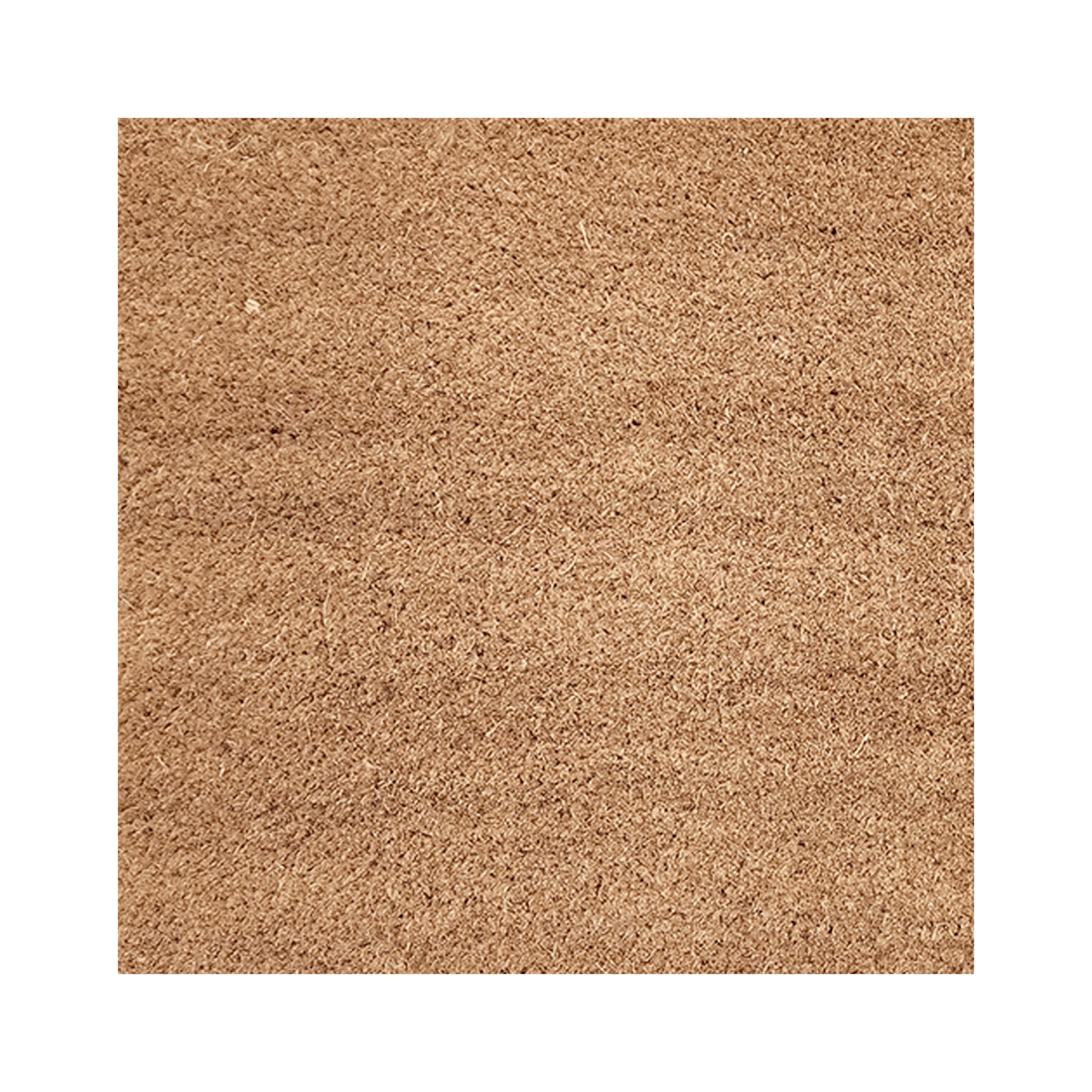 2 Solemate PVC Backed Coir Hydrangea 45x75cm Slim Outdoor Stylish Doormat - Natural, 2 of 4
