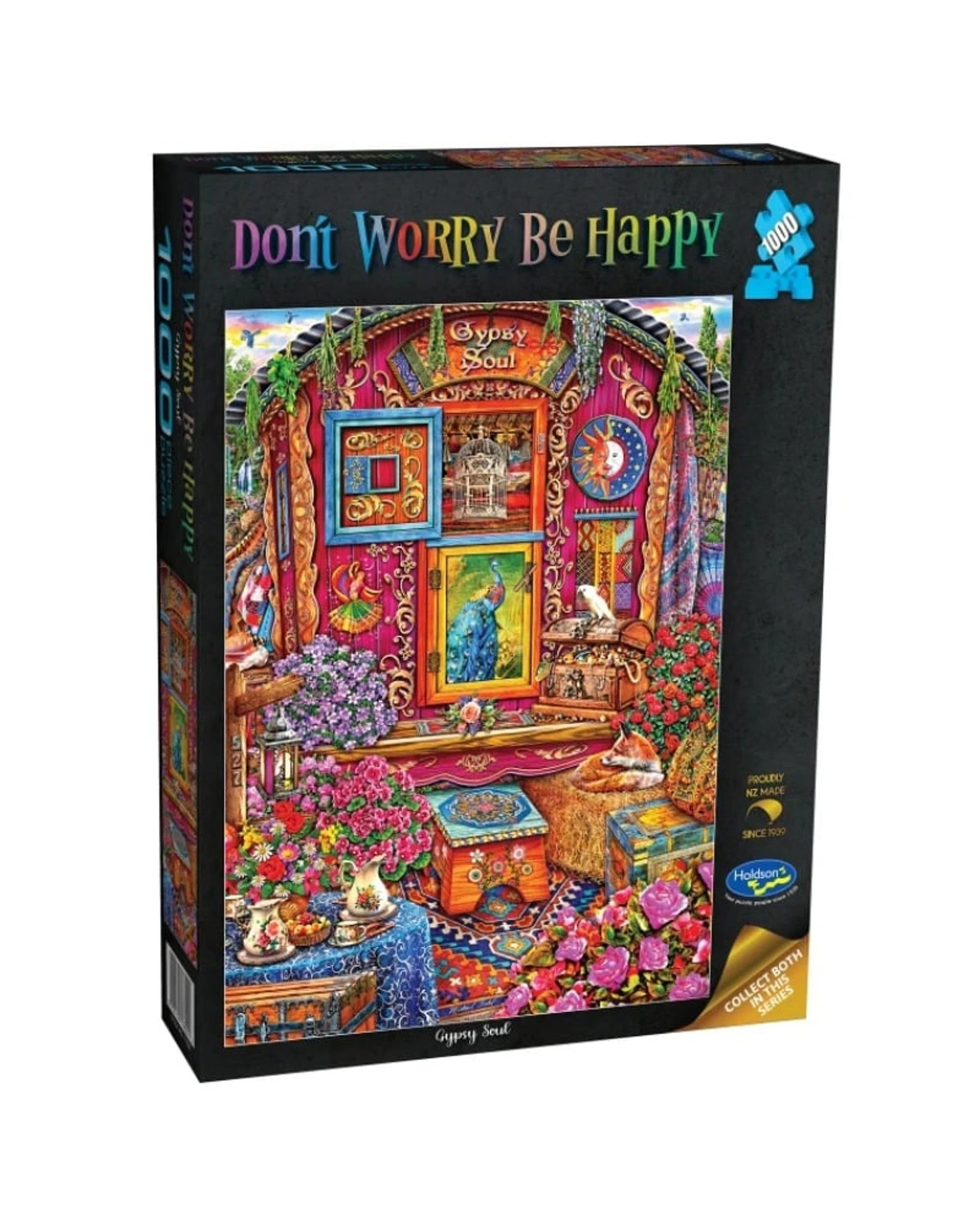 1 Don't Worry Be Happy Gypsy Soul 1000 Piece Jigsaw Puzzle, 1 of 1