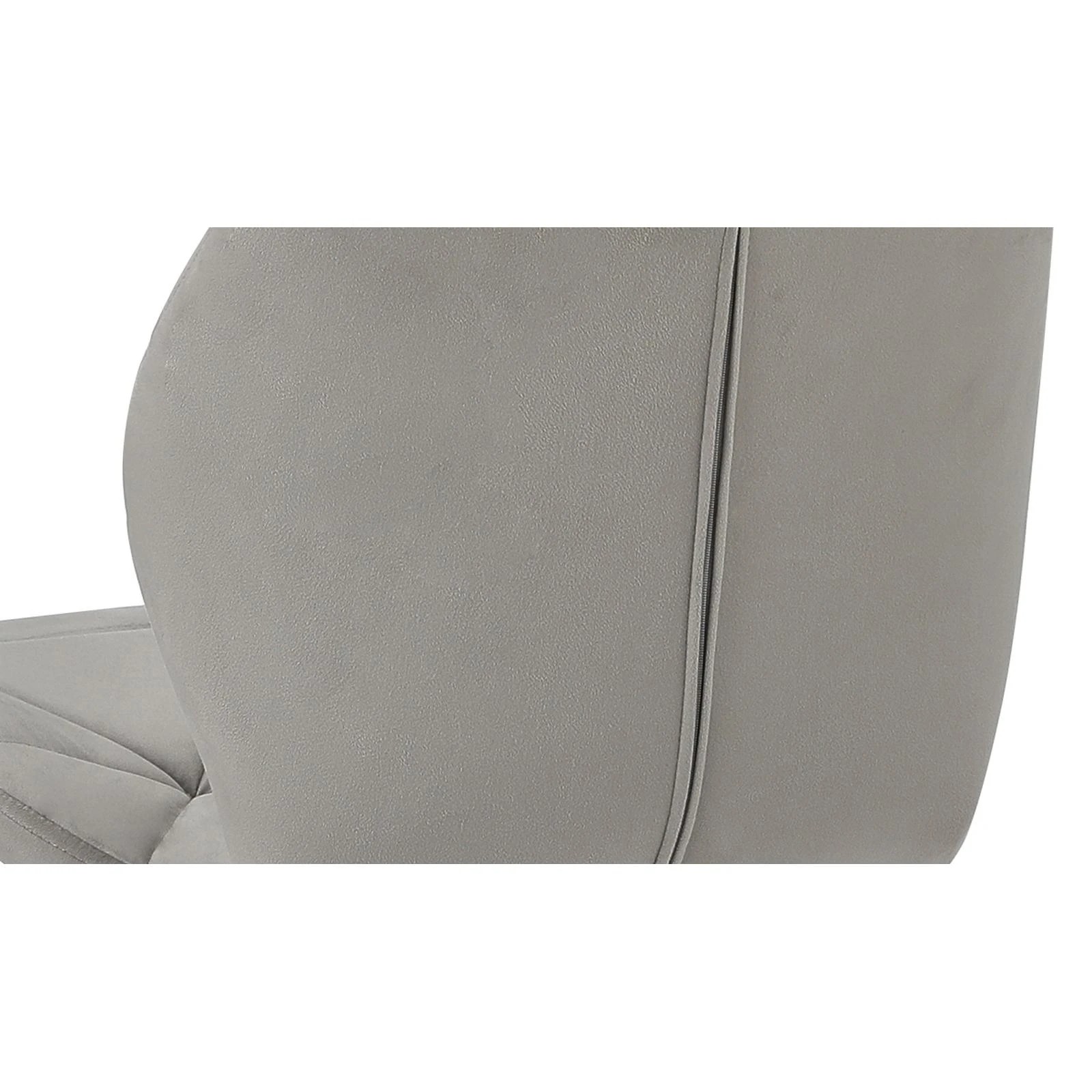 4 Oikiture Set Of 6 Dining Chairs Kitchen Chair Padded Seat High Back Velvet
 - Grey, 4 of 10