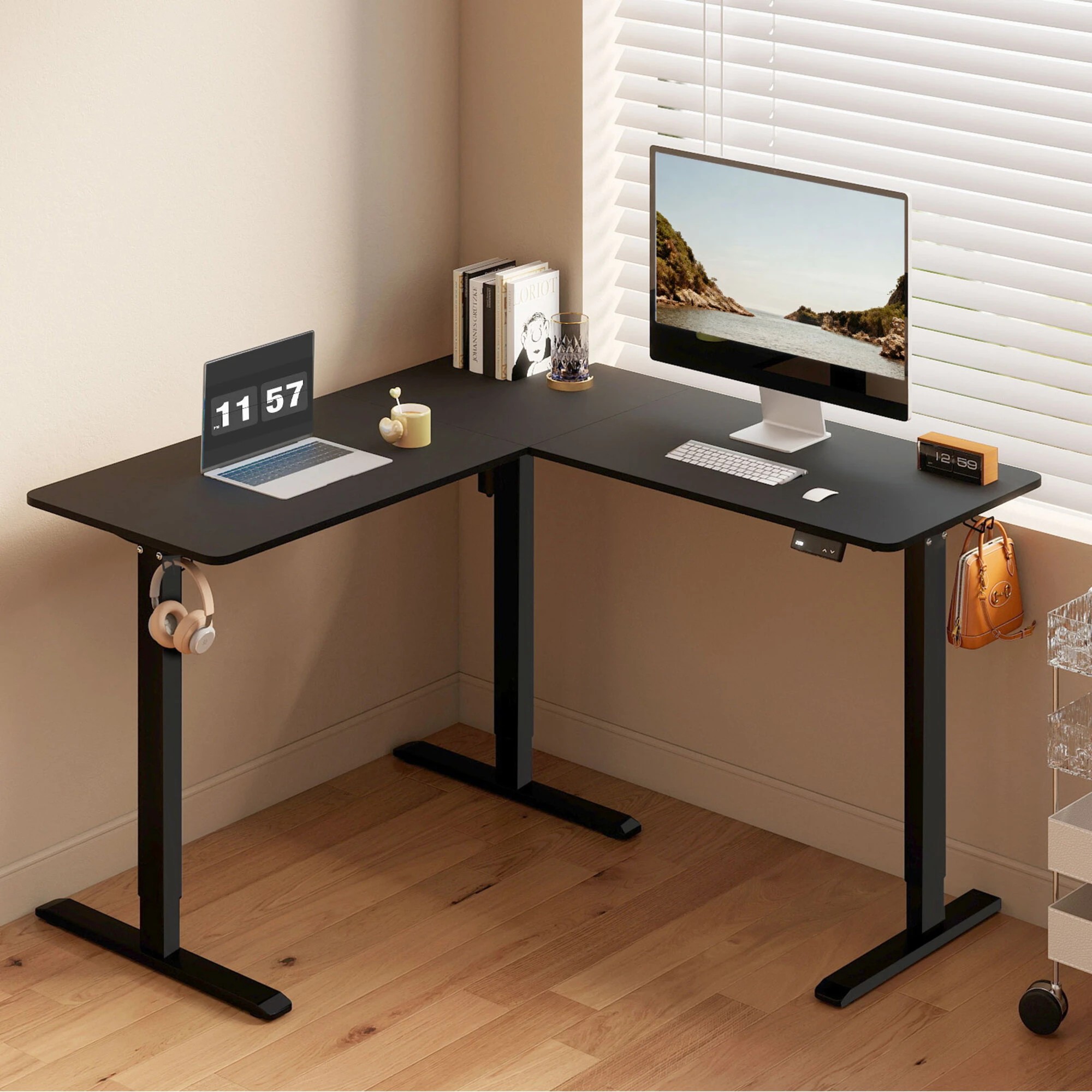 8 Levede Electric Standing Desk - Black, 8 of 9