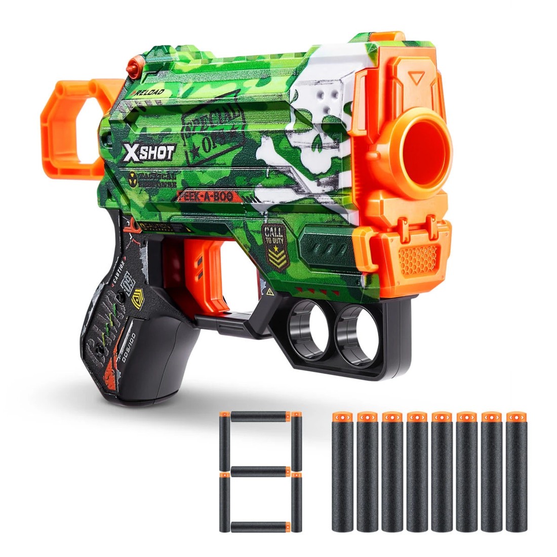 2 Zuru X-Shot Skins Menace Dart Blaster - Camo, 2 of 9