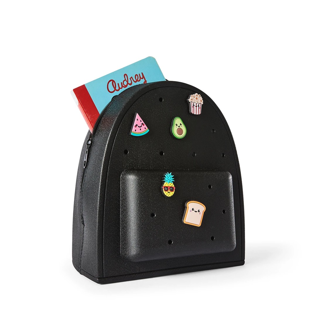 1 Mini Backpack with Charms - Black, 1 of 9