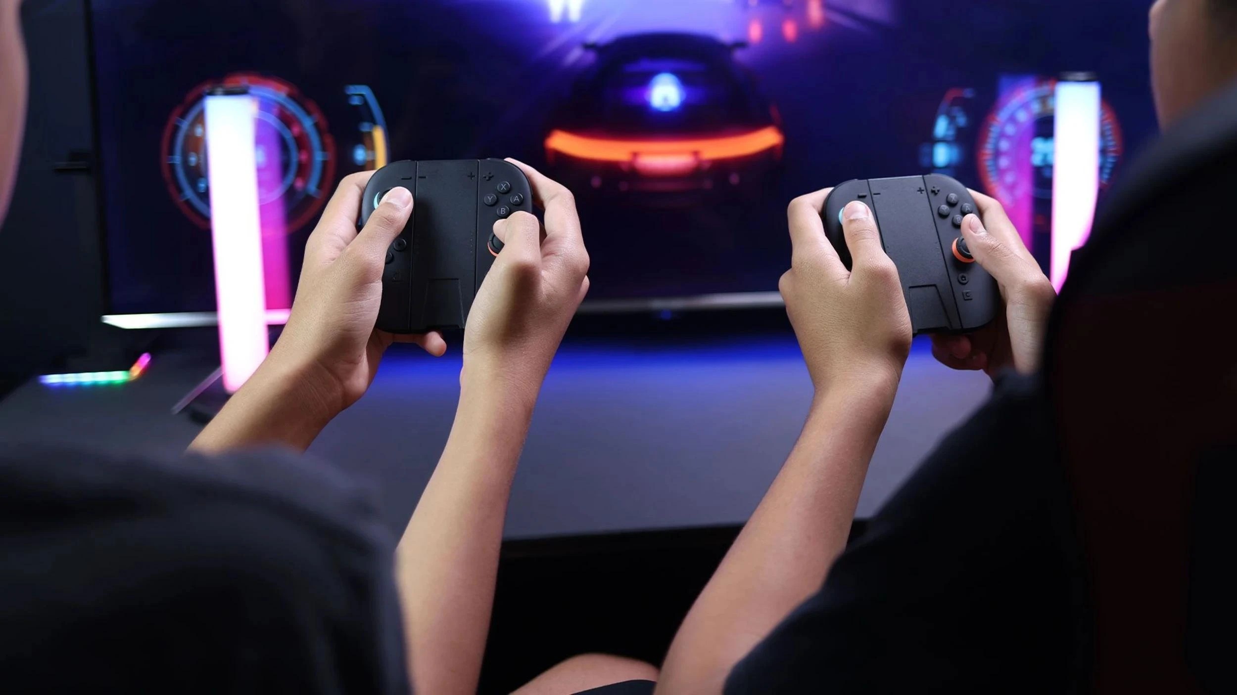 9 Powerwave Compact Dual Charging Stand - Nintendo Switch 2 - Black, 9 of 9