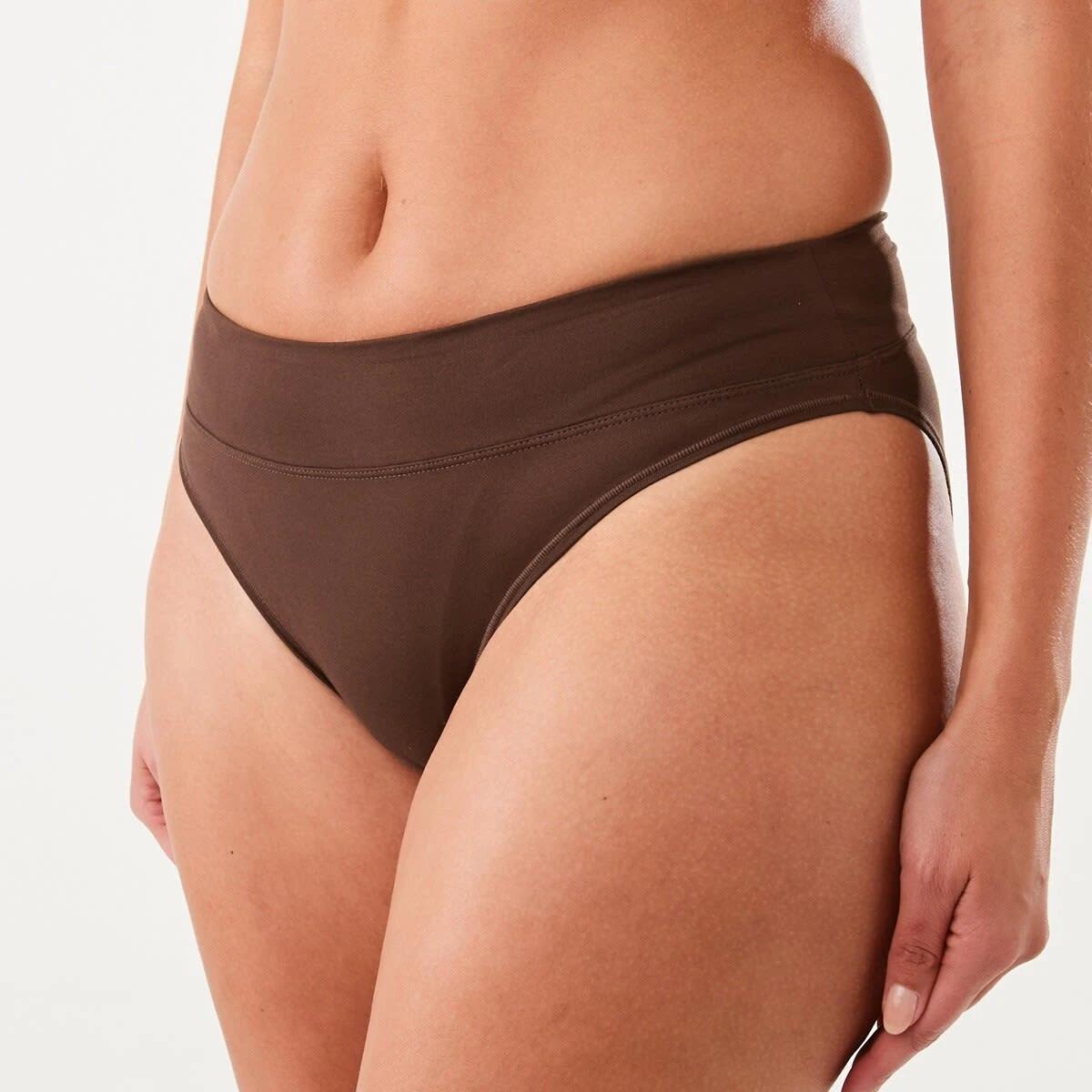 6 3 Pack Ultra Soft Hi-Cut Briefs HALOGEN BLUE, STEEL GREY, CHOCOLATE FUDGE, 6 of 8