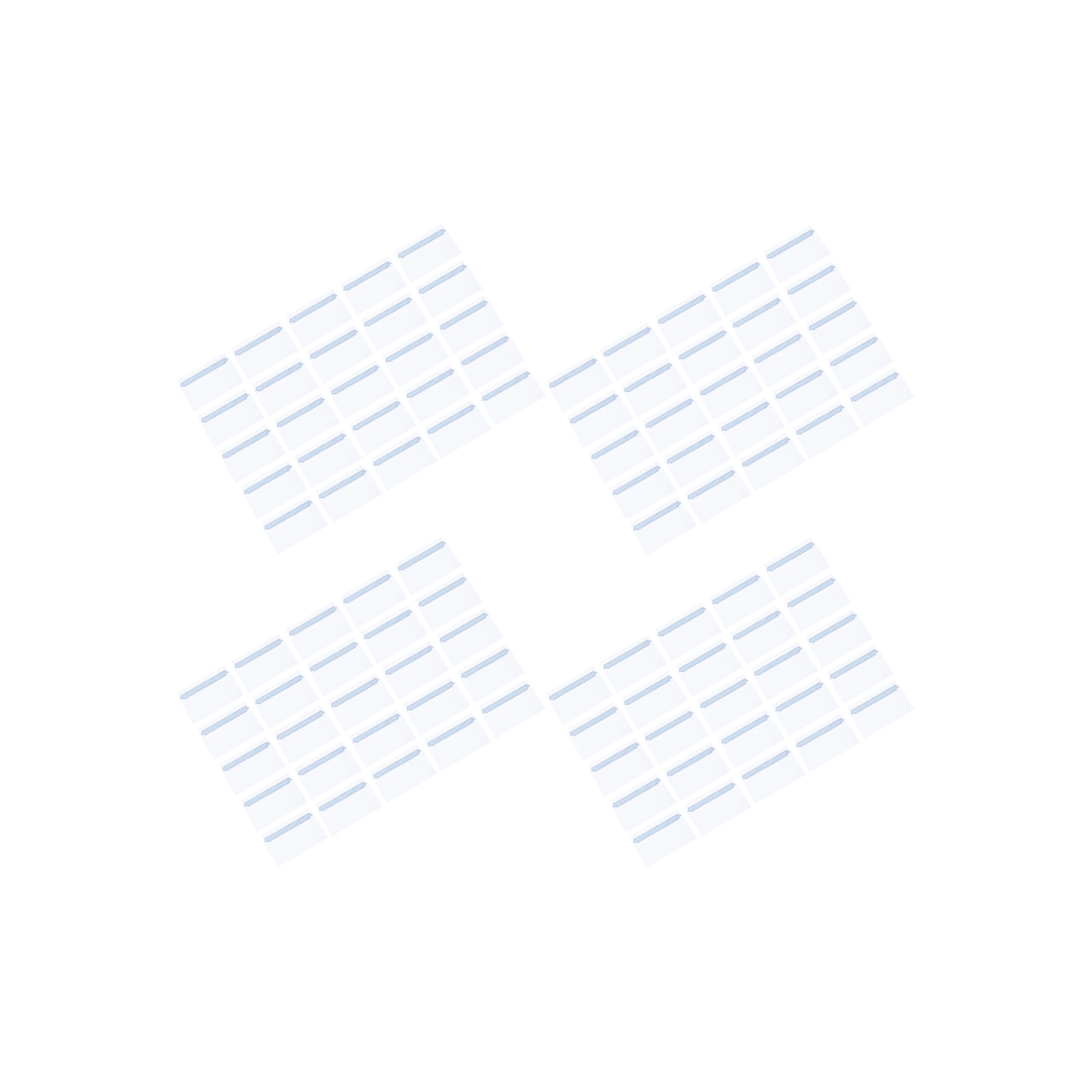 3 100 Pack DL Peel and Seal Envelopes - White, 3 of 5