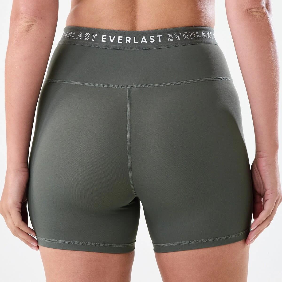 3 Everlast Womens Bike Shorts Olive, 3 of 5