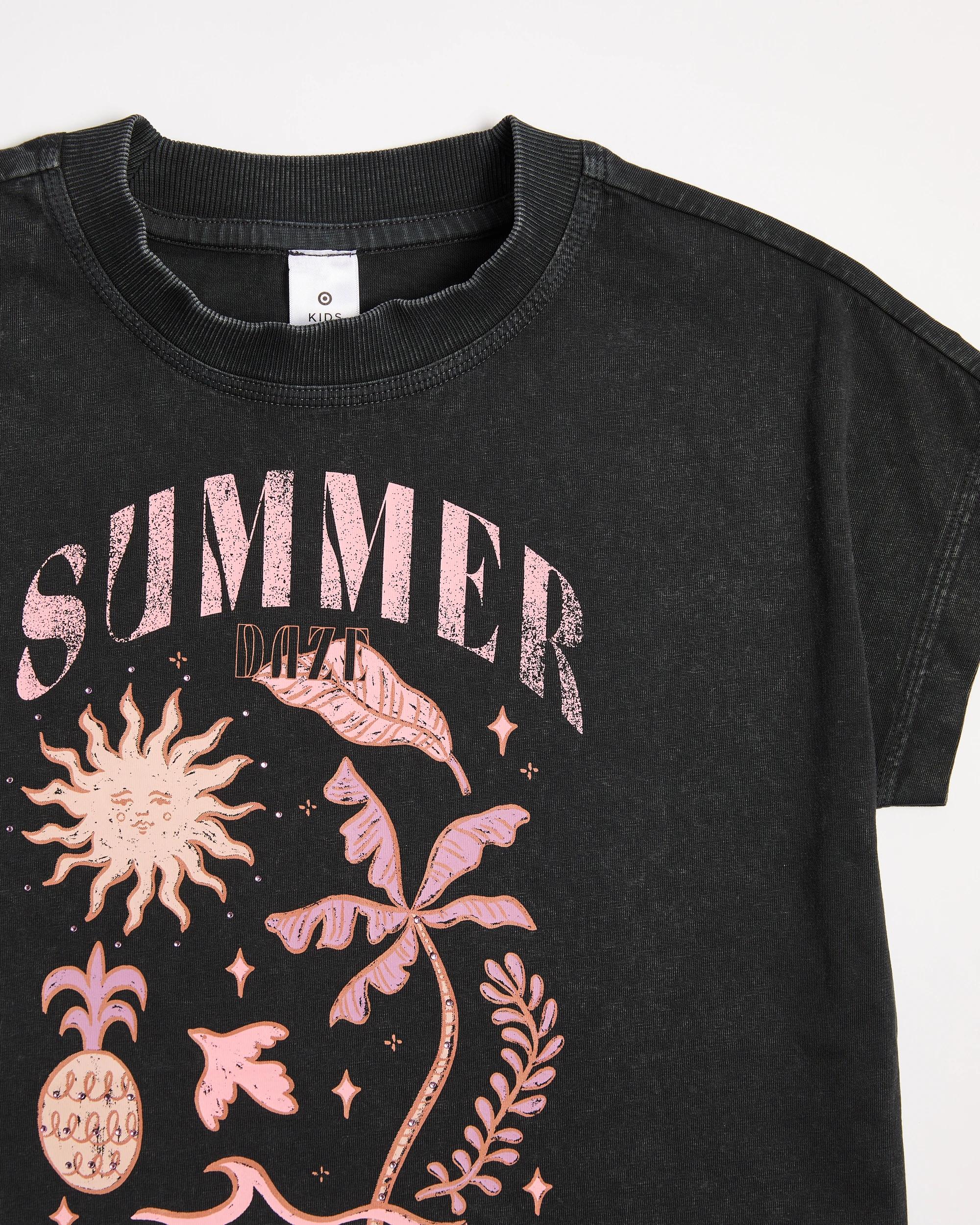 5 Target Australian Cotton Extended Shoulder T-shirt BLACK, 5 of 5