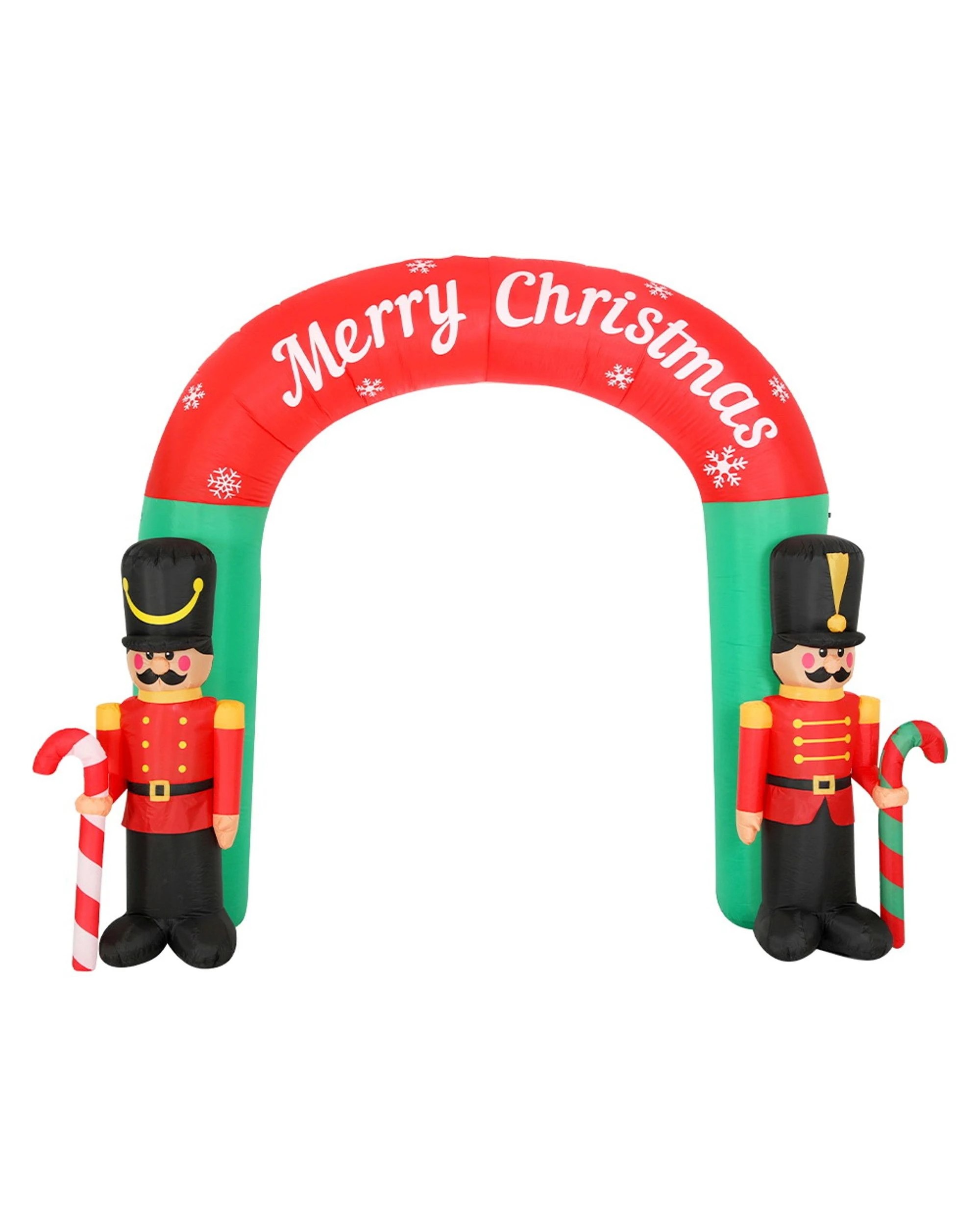 3 Jingle Jollys Christmas Inflatable Archwary Nutcracker 3M Illuminated Decorations - Multi, 3 of 7