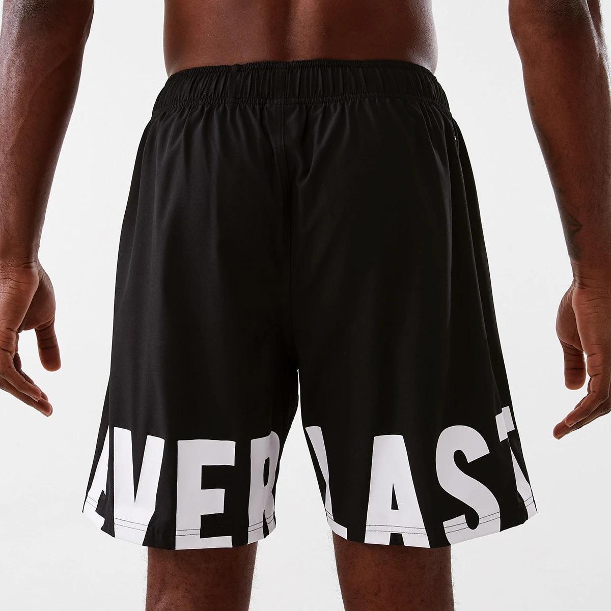 3 Everlast Mens Stretch Woven Shorts Black, 3 of 7
