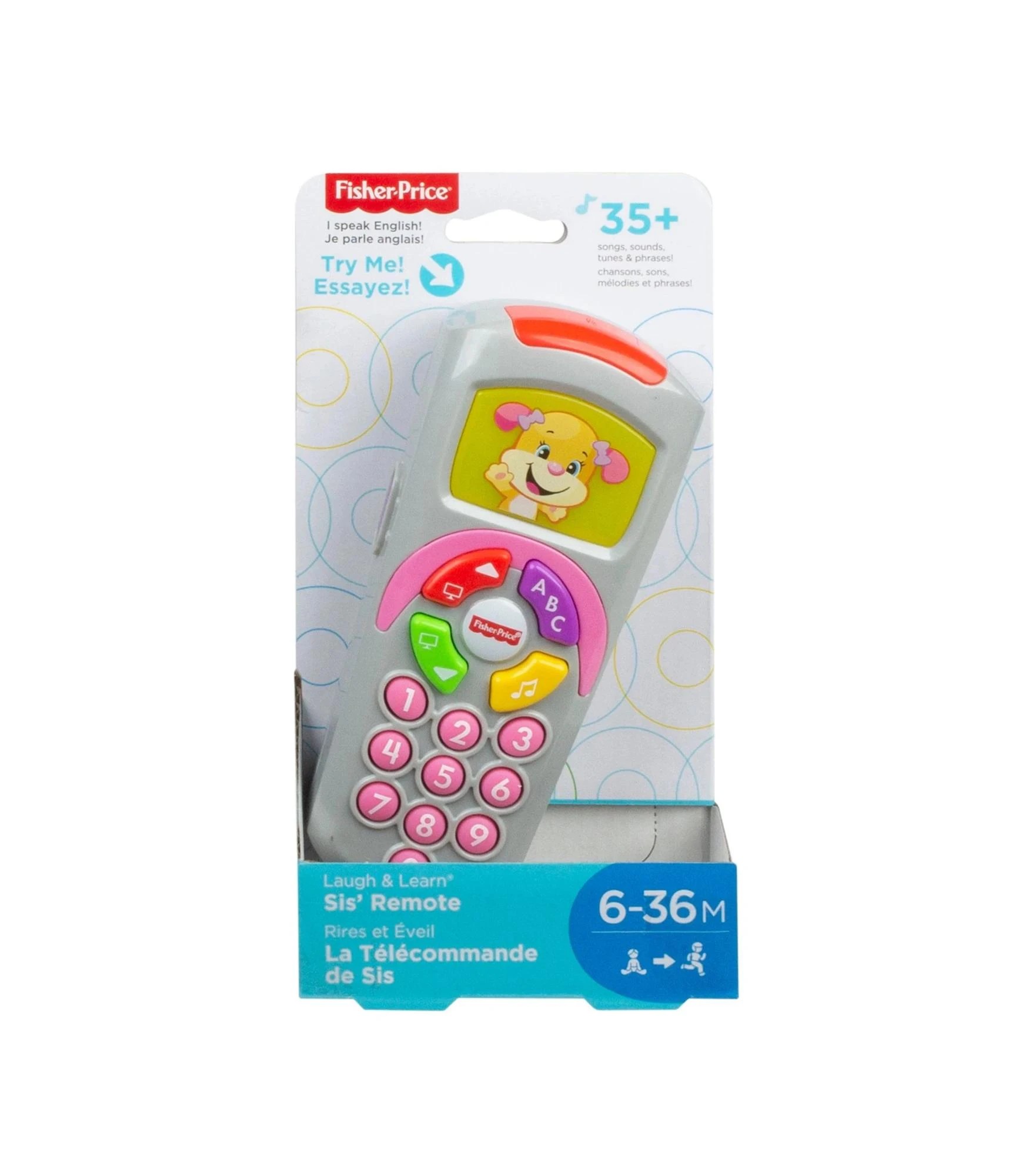 1 Fisher-Price Laugh & Learn Sis’s Remote - Pink, 1 of 5