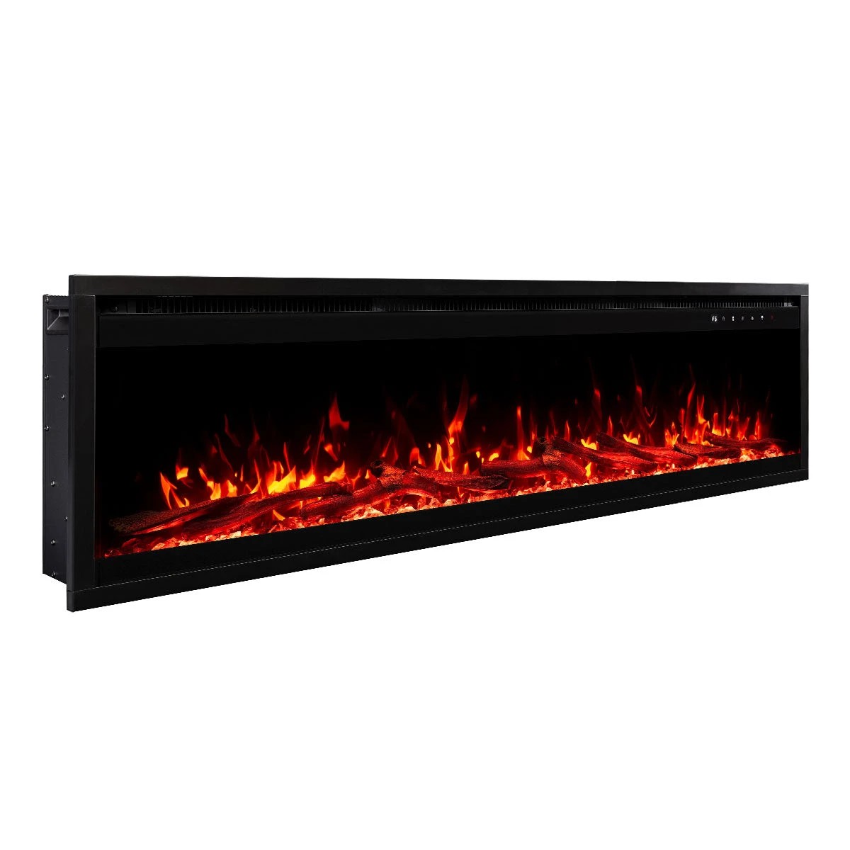 5 Moda Living Harmony 72 inch Electric Fireplace - Black, 5 of 5