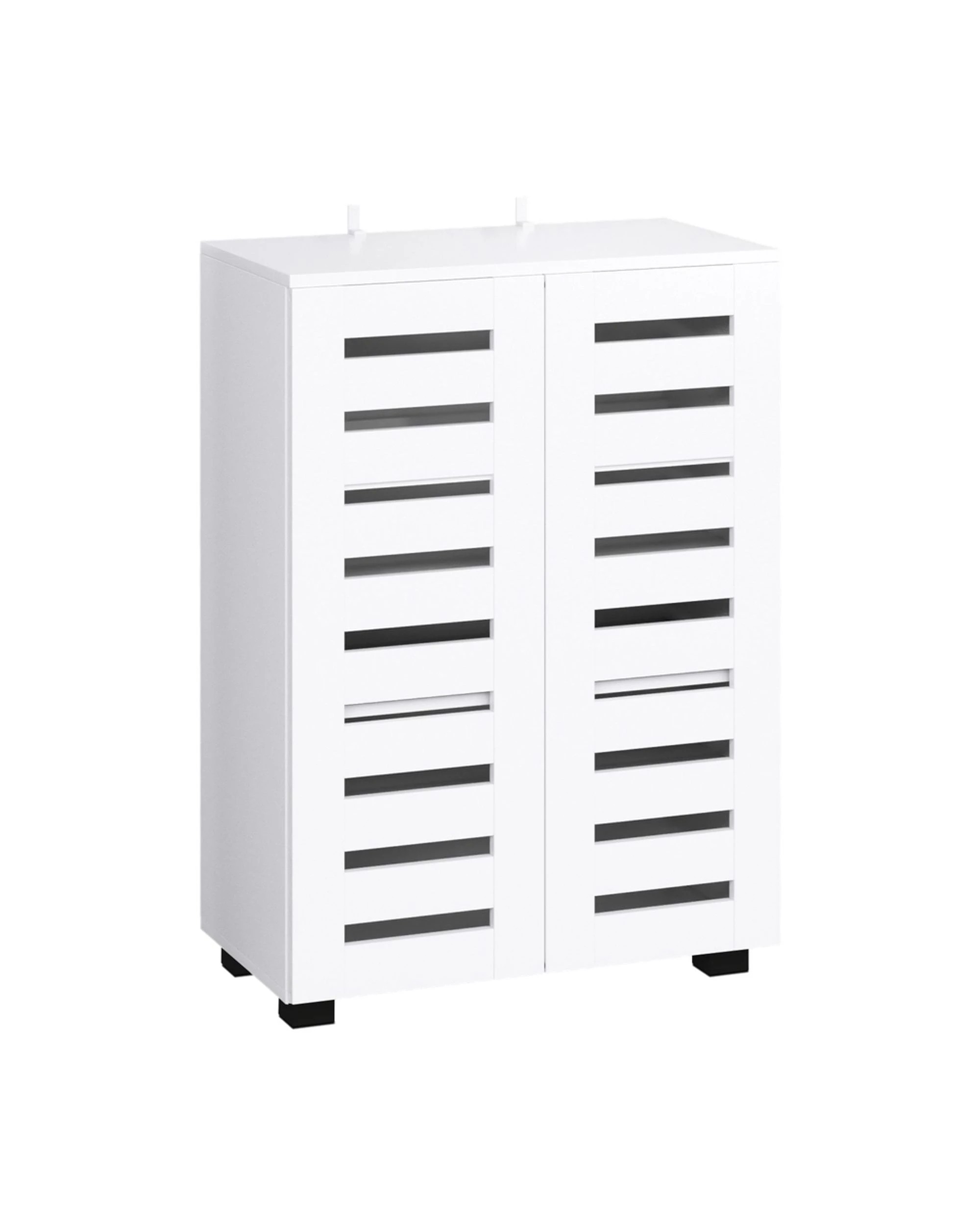 1 Artiss Shoe Rack Storage Cabinet 20 Pairs 5-tier - White, 1 of 8