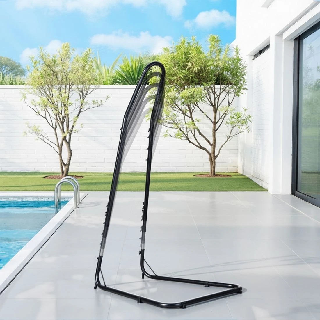 6 Gardeon Hammock Hanging Chair with Heavy Duty Steel Stand - - Multi, 6 of 6