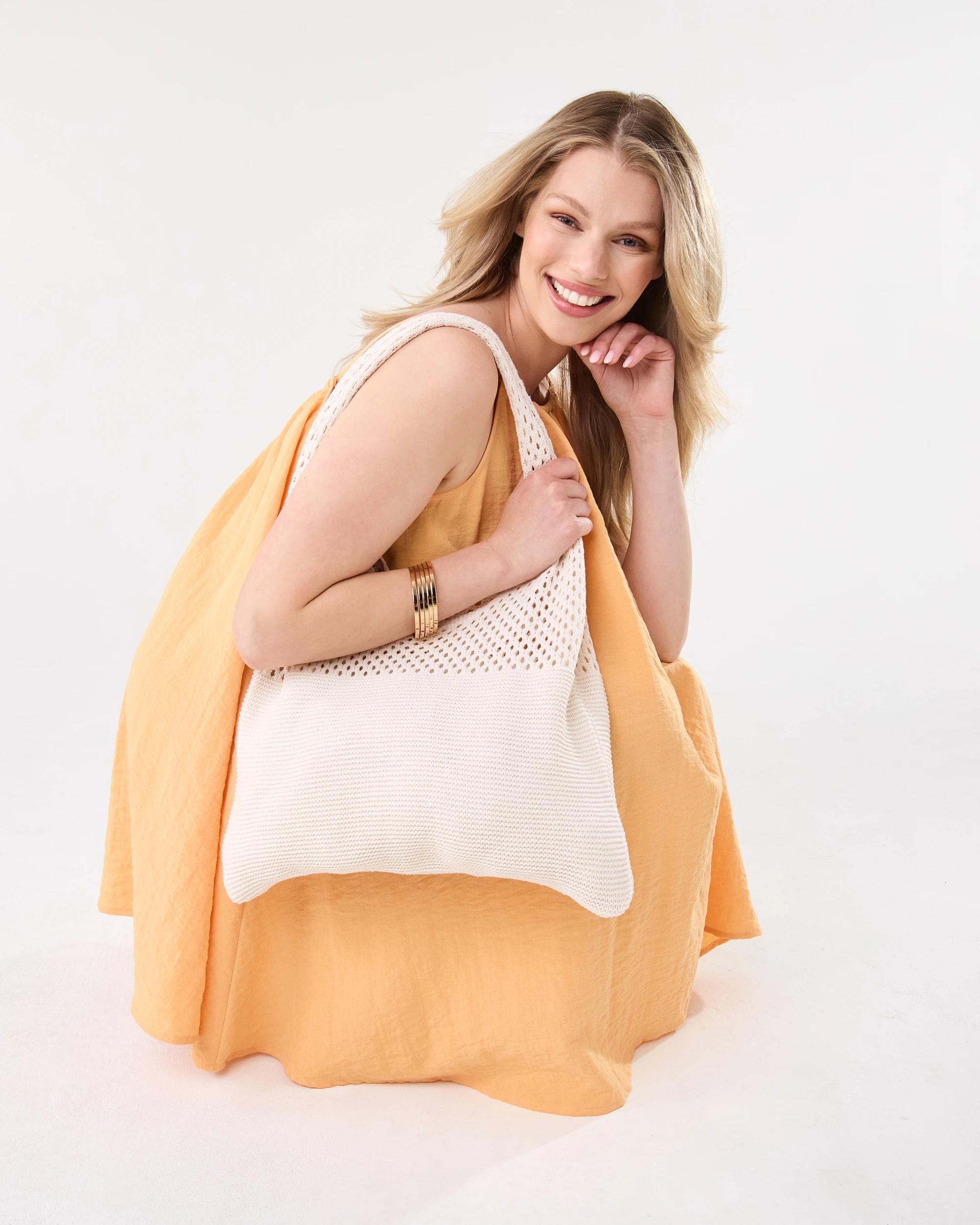 7 Crochet Shoulder Bag Natural, 7 of 7