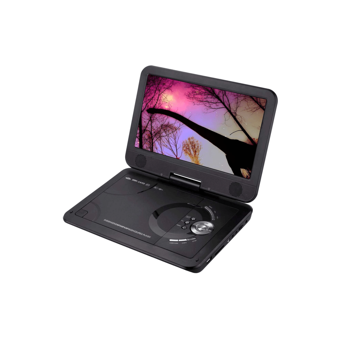 1 Lenoxx 10.1&quot; Portable DVD Player w/ 270-Degrees Swivel-Screen &amp; Rechargeable, 1 of 7