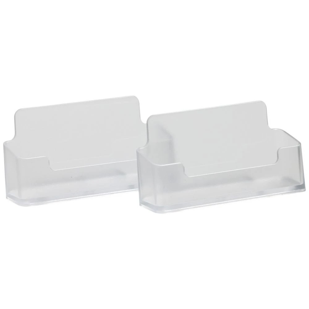 1 J.Burrows Name Card Holder Clear, 1 of 2