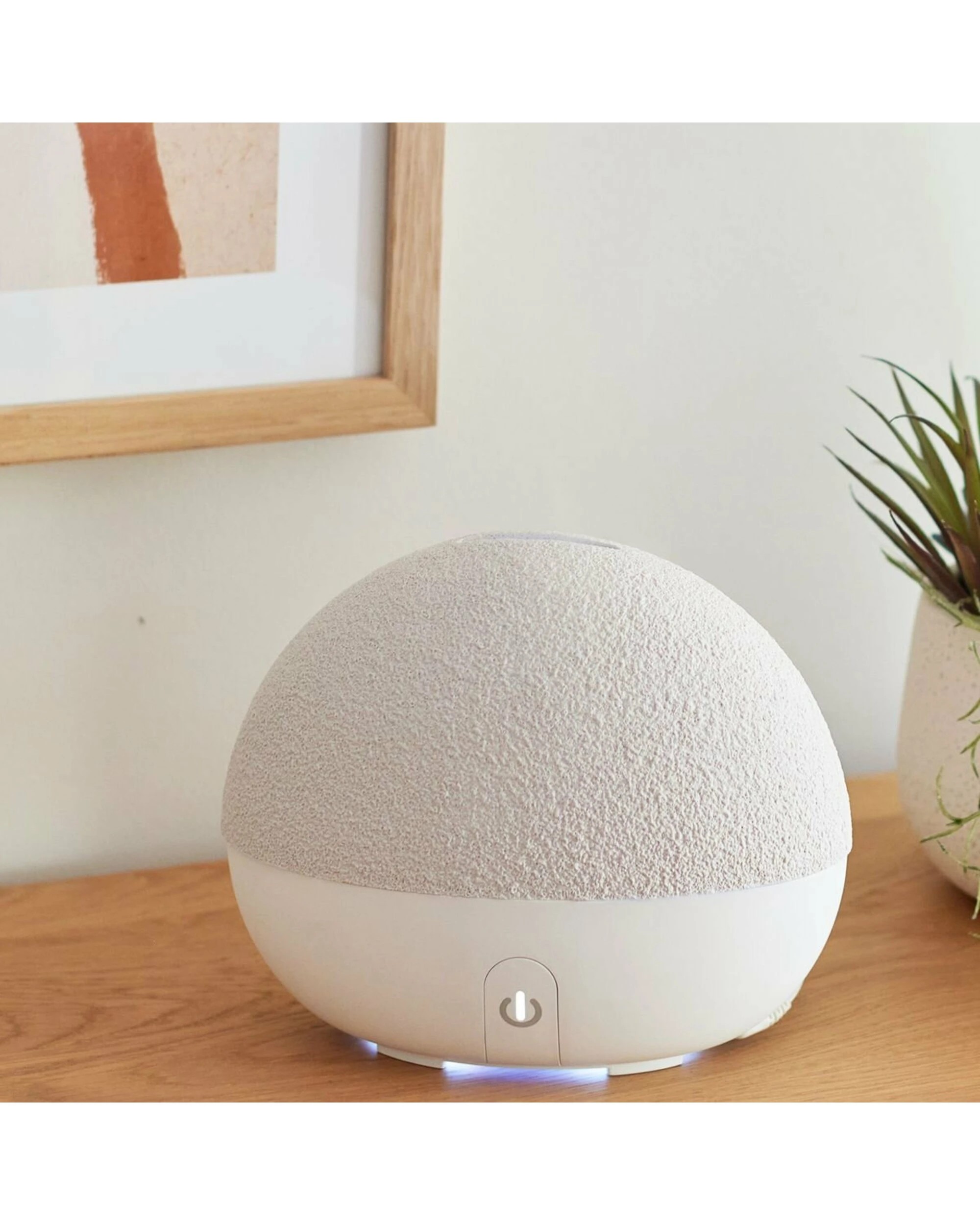 4 Homedics Ellia Stone Aroma Diffuser Ceramic - Taupe, 4 of 5