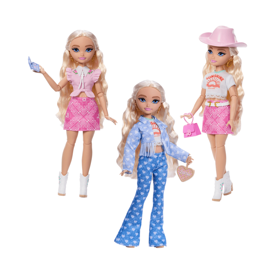4 Mattel Barbie Malibu Doll  Dream Besties Festival Looks Set
 - Multi, 4 of 6