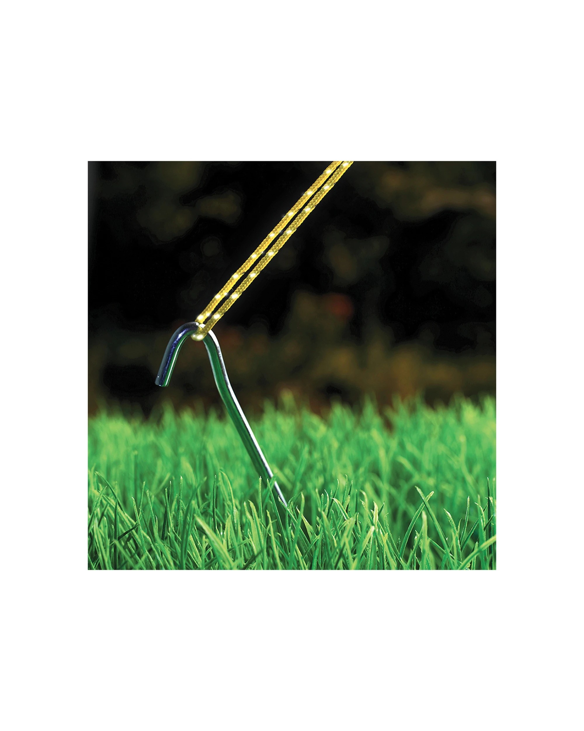 2 Coghlans Reflective Guy Line Cord 15.2 m 2 mm Trail Marking Camping And Hiking - Yellow, 2 of 2