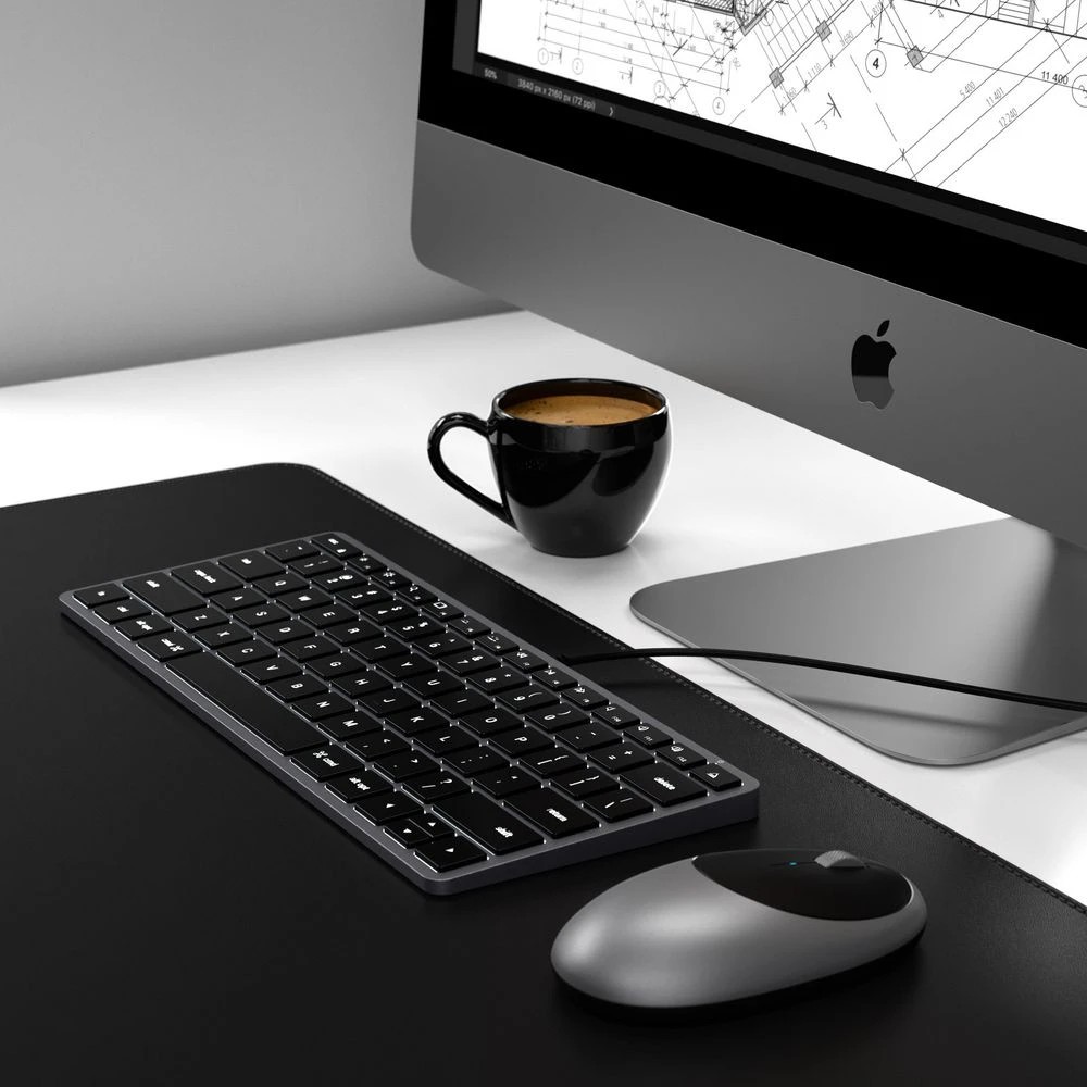 5 Satechi Slim W1 USB-C Wired Keyboard Space Grey, 5 of 7