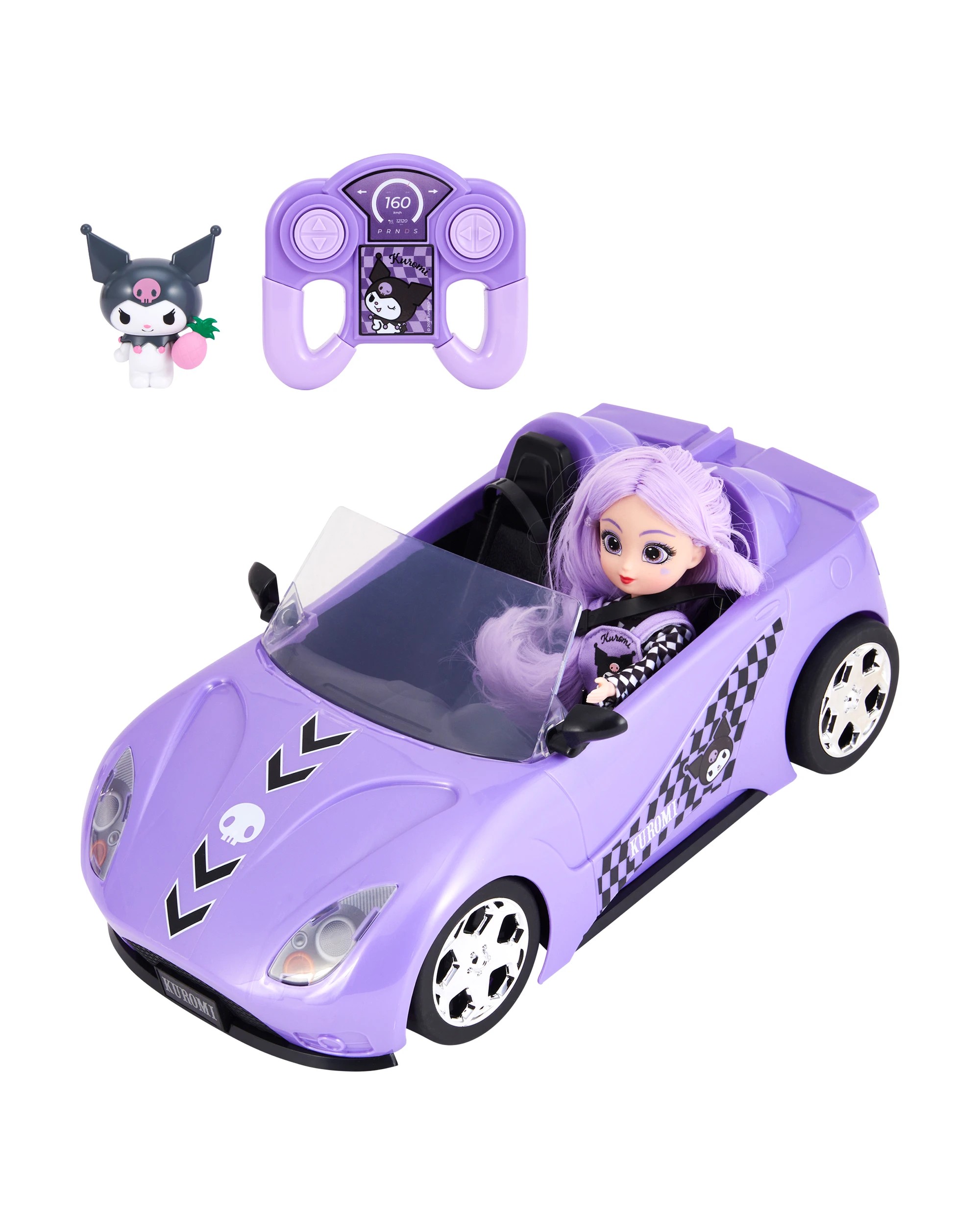 2 Hello Kitty and Friends RC Convertible Car - Kuromi, 2 of 8