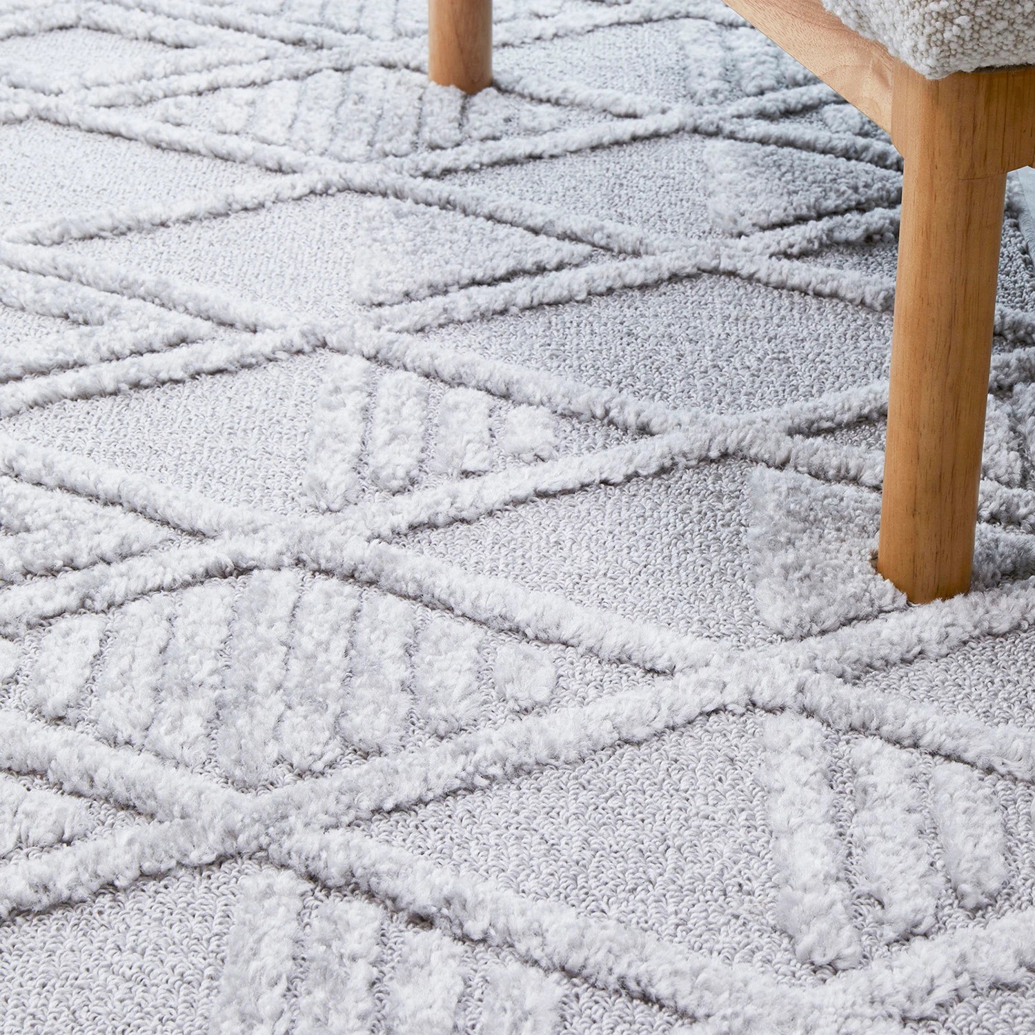 8 Common Ground Rugs Safflower Lisa 290x200cm - Large Pet Friendly Floor Rug - Grey - Silver, 8 of 9
