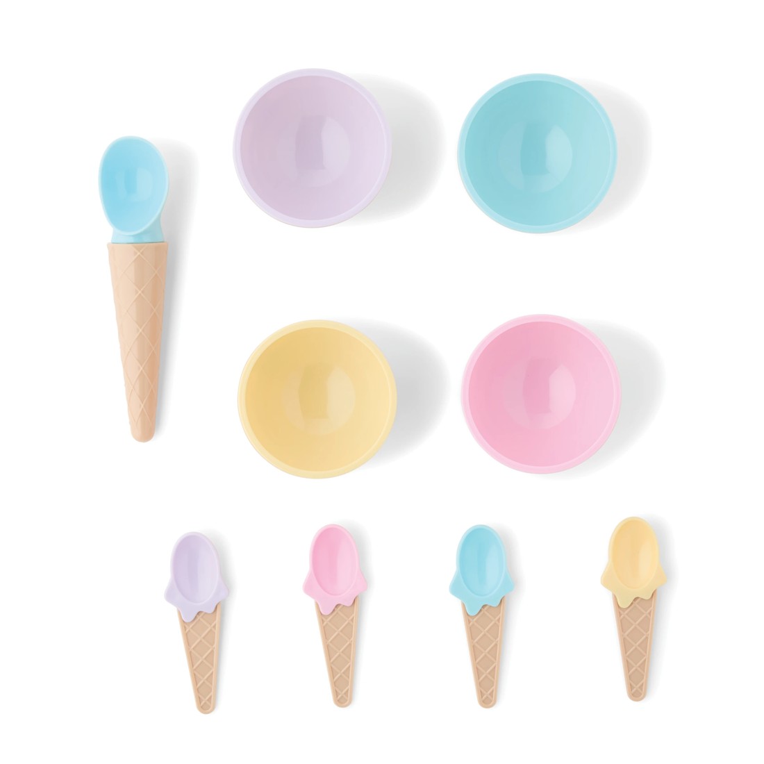 8 Ice Cream Bowl and Spoon Set, 8 of 9