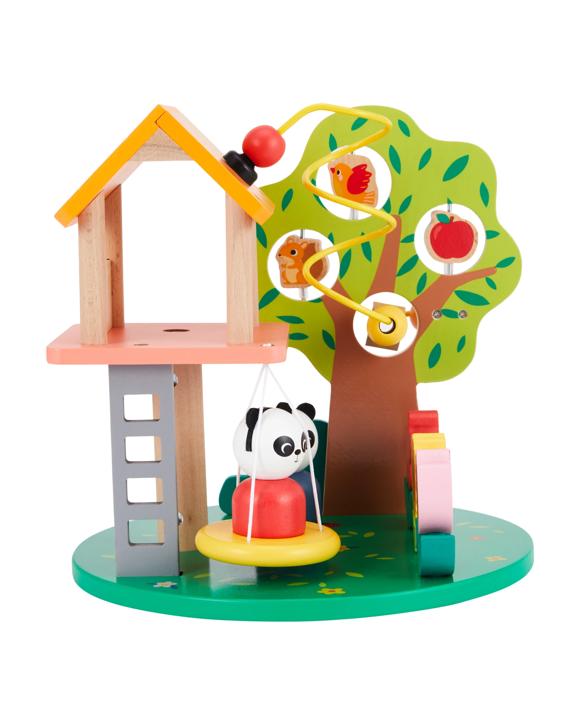 Wooden Play Tree House Playset