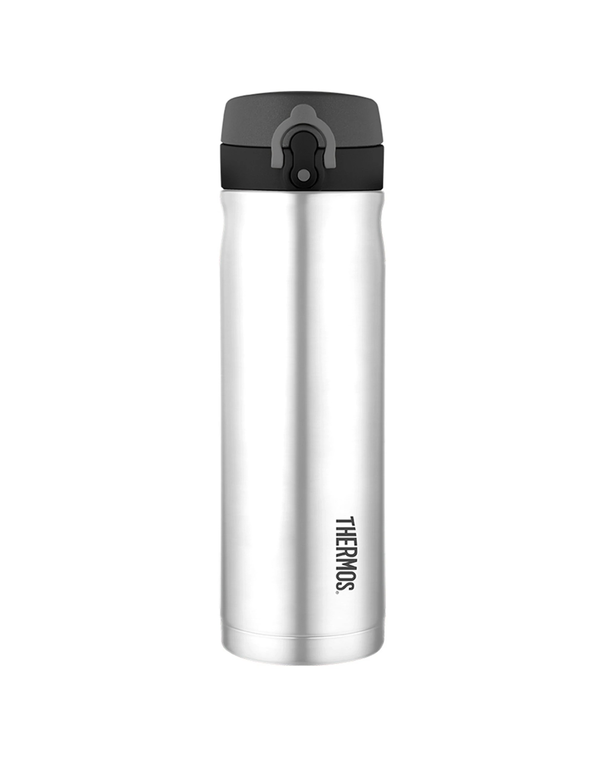 1 Thermos Vacuum Insulated Water Drink Bottle Leakproof Portable 470Ml - Metallic, 1 of 1