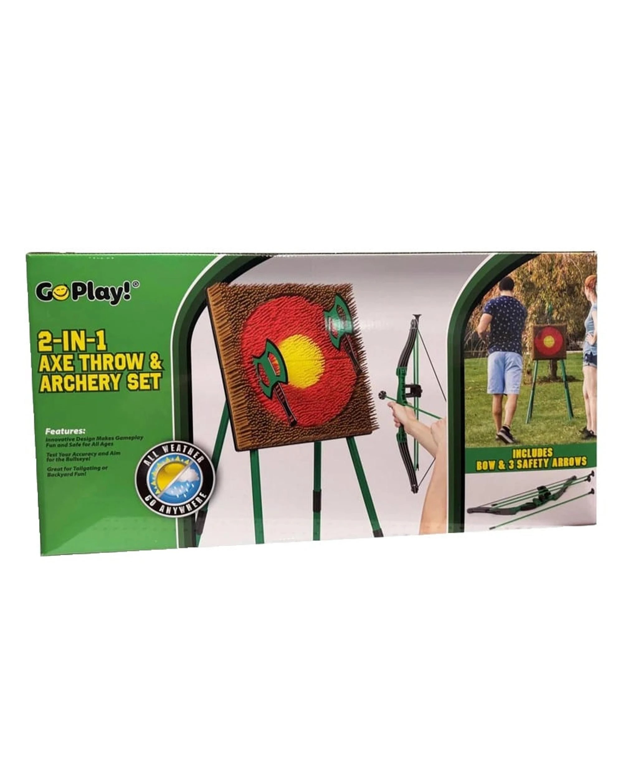 2 Go Play! 2 in 1 Axe Throw and Archery Set, 2 of 4