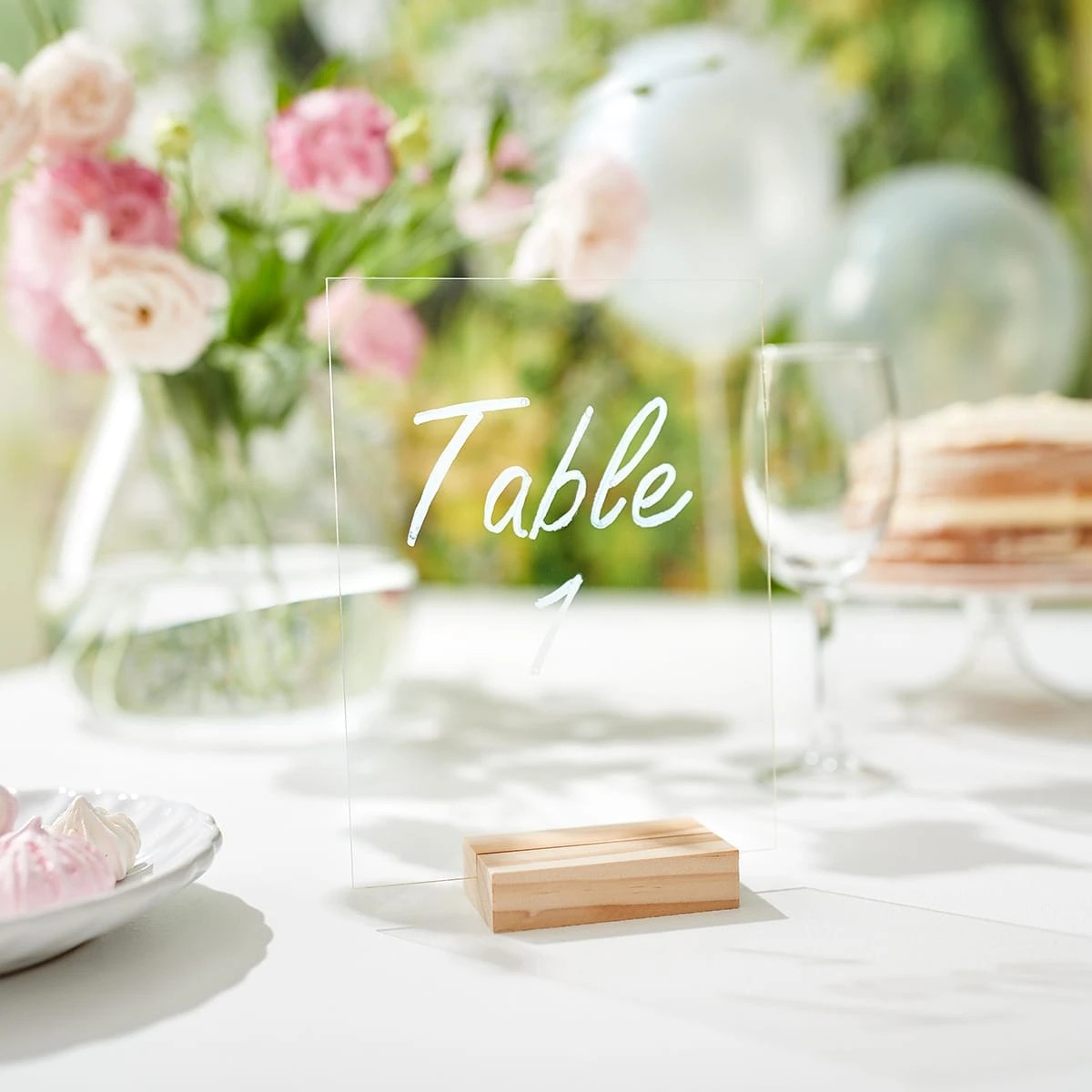 1 Clear Party Signs, 1 of 10