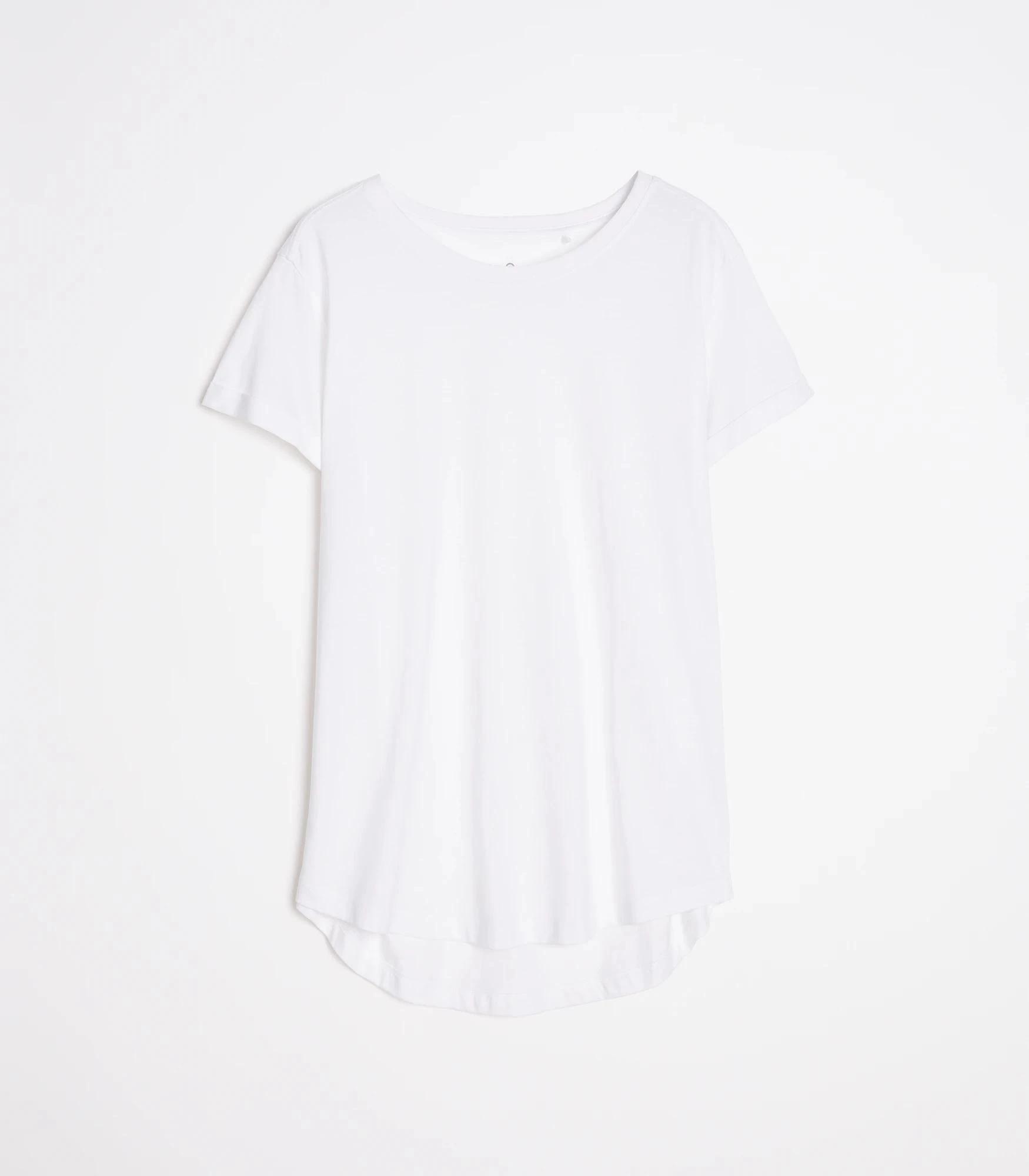 5 Target Cotton/modal Relaxed Crew T-shirt WHITE, 5 of 6