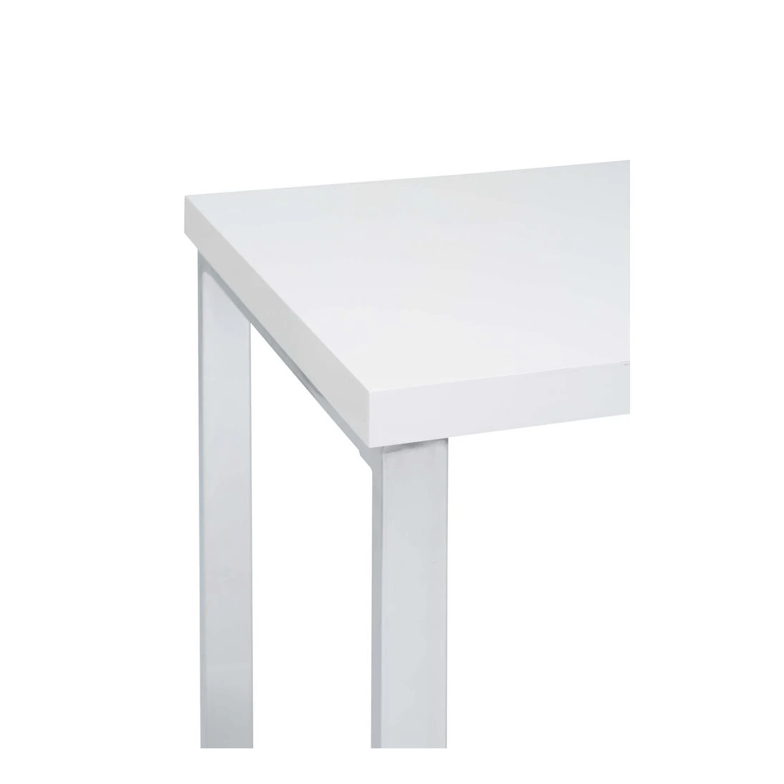 5 Contour Home Office Study 1400mm High Gloss Desk, 5 of 9