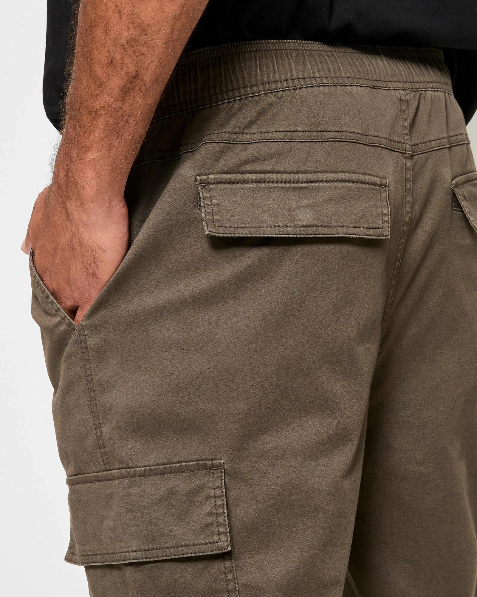 5 Target Man Australian Cotton Cargo Jogger Pants DARK OLIVE, 5 of 5