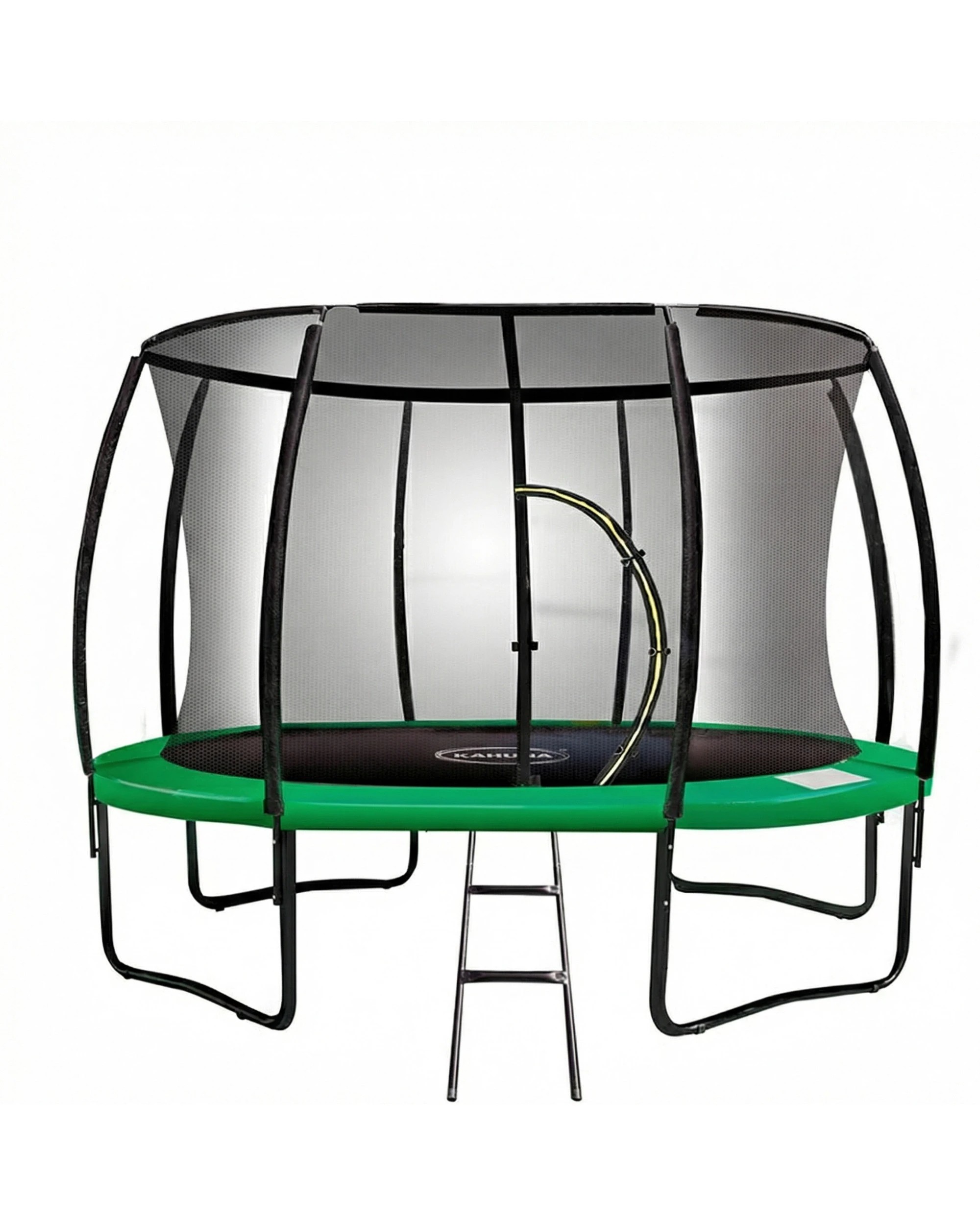 1 Kahuna Trampoline 8 ft Outdoor Round - Green, 1 of 8
