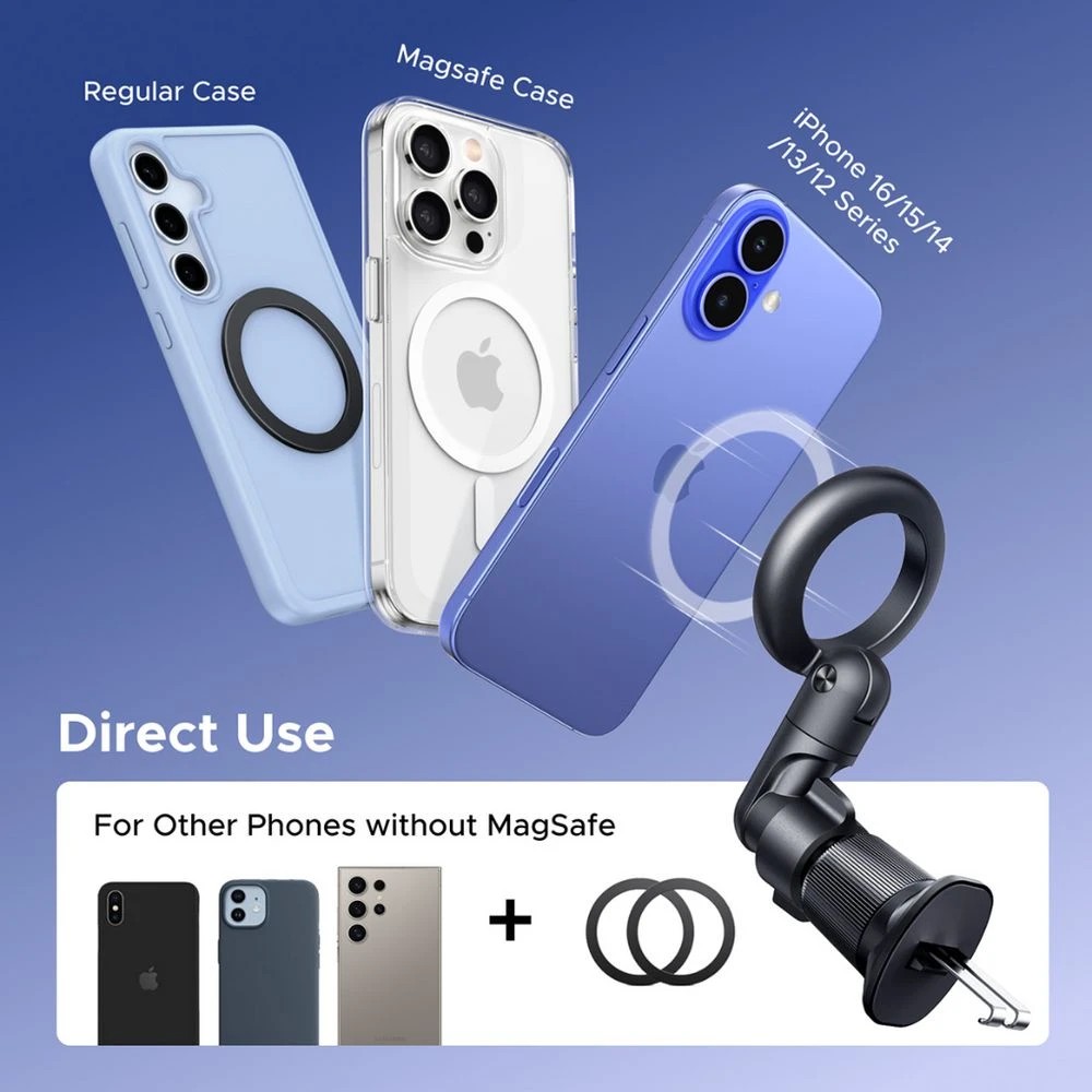 4 UGREEN Air Vent Magnetic Car Phone Mount, 4 of 6