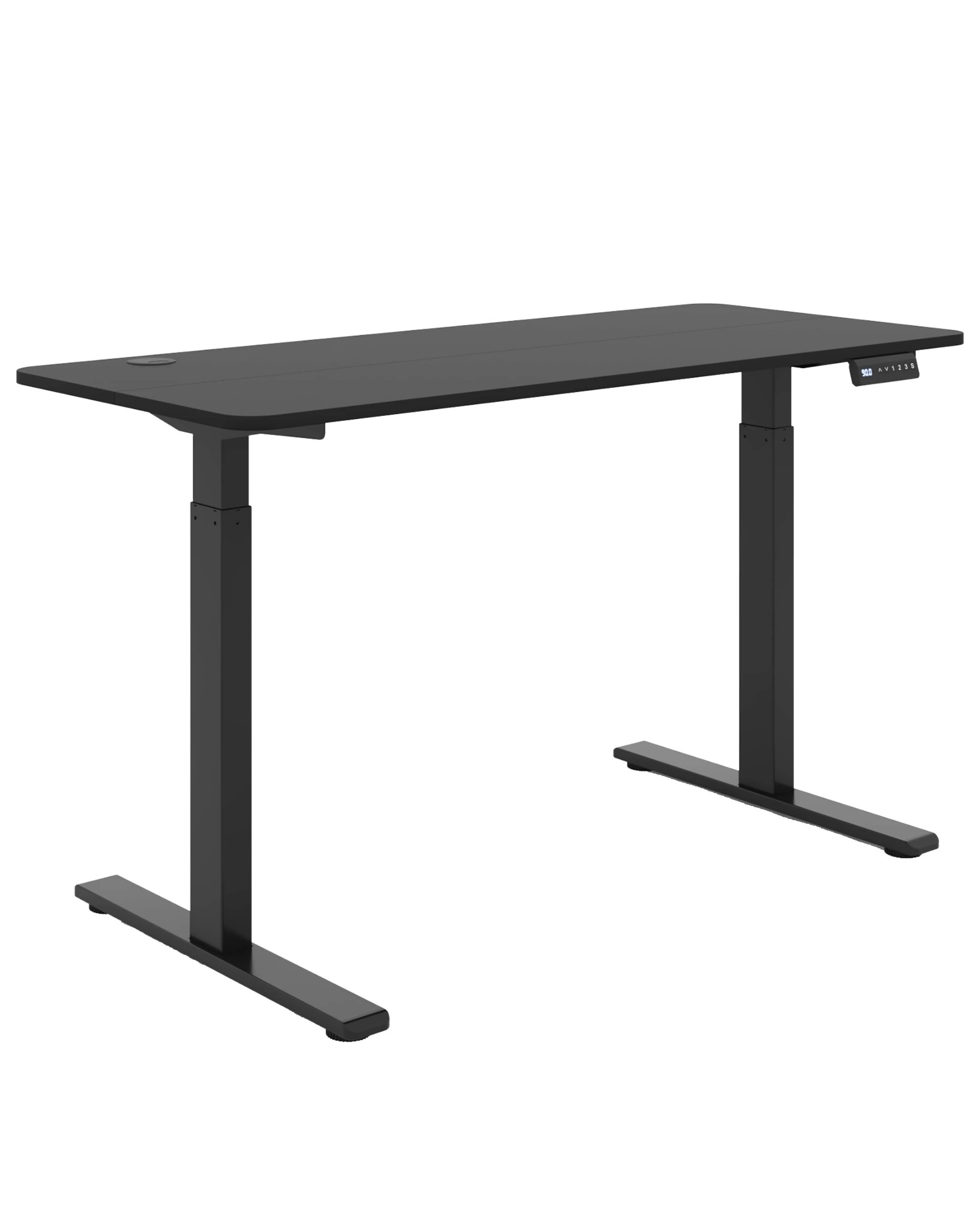 2 Advwin Electric Standing Desk Dual Motor Height Adjustable - Black, 2 of 2