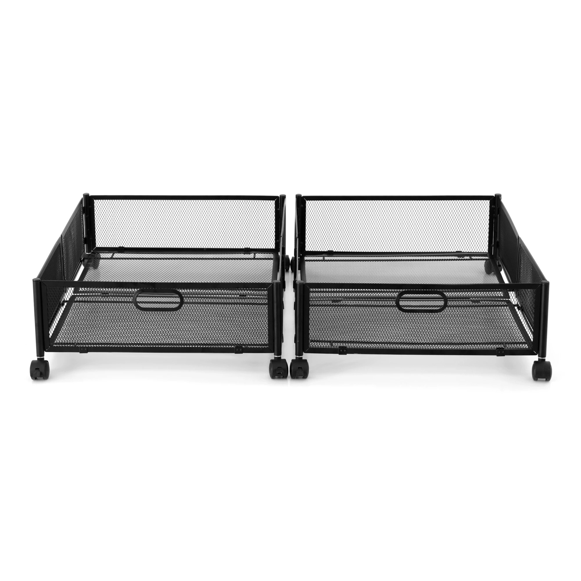 3 Artiss 2X Under Bed Storage Boxes Containers - Black, 3 of 8