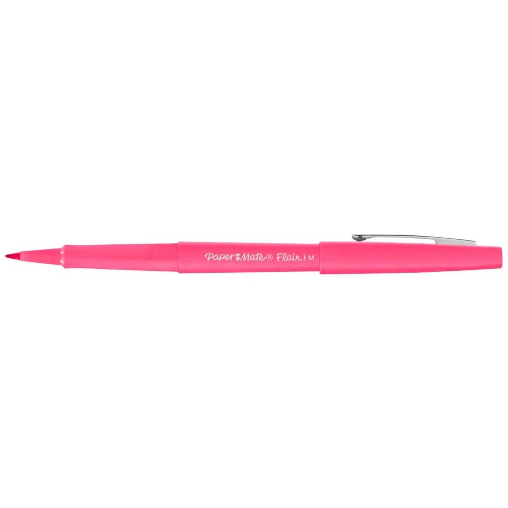 1 Paper Mate Medium Flair Fineliner 0.7mm Pink, 1 of 2