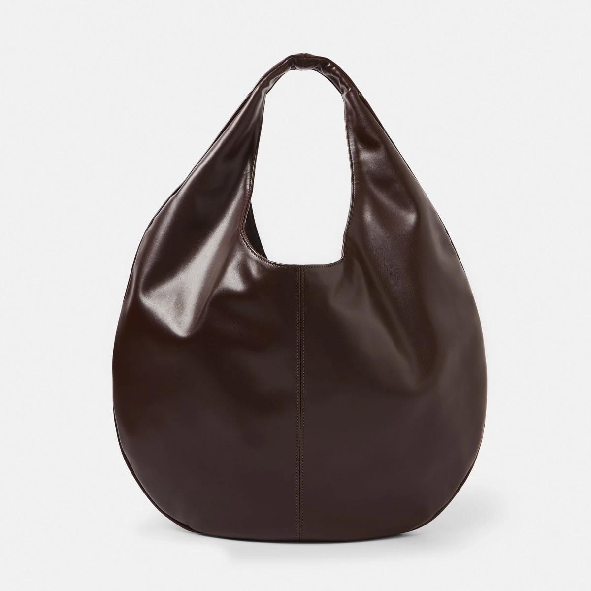1 Scoop Shoulder Bag CHOCOLATE PLUM, 1 of 9