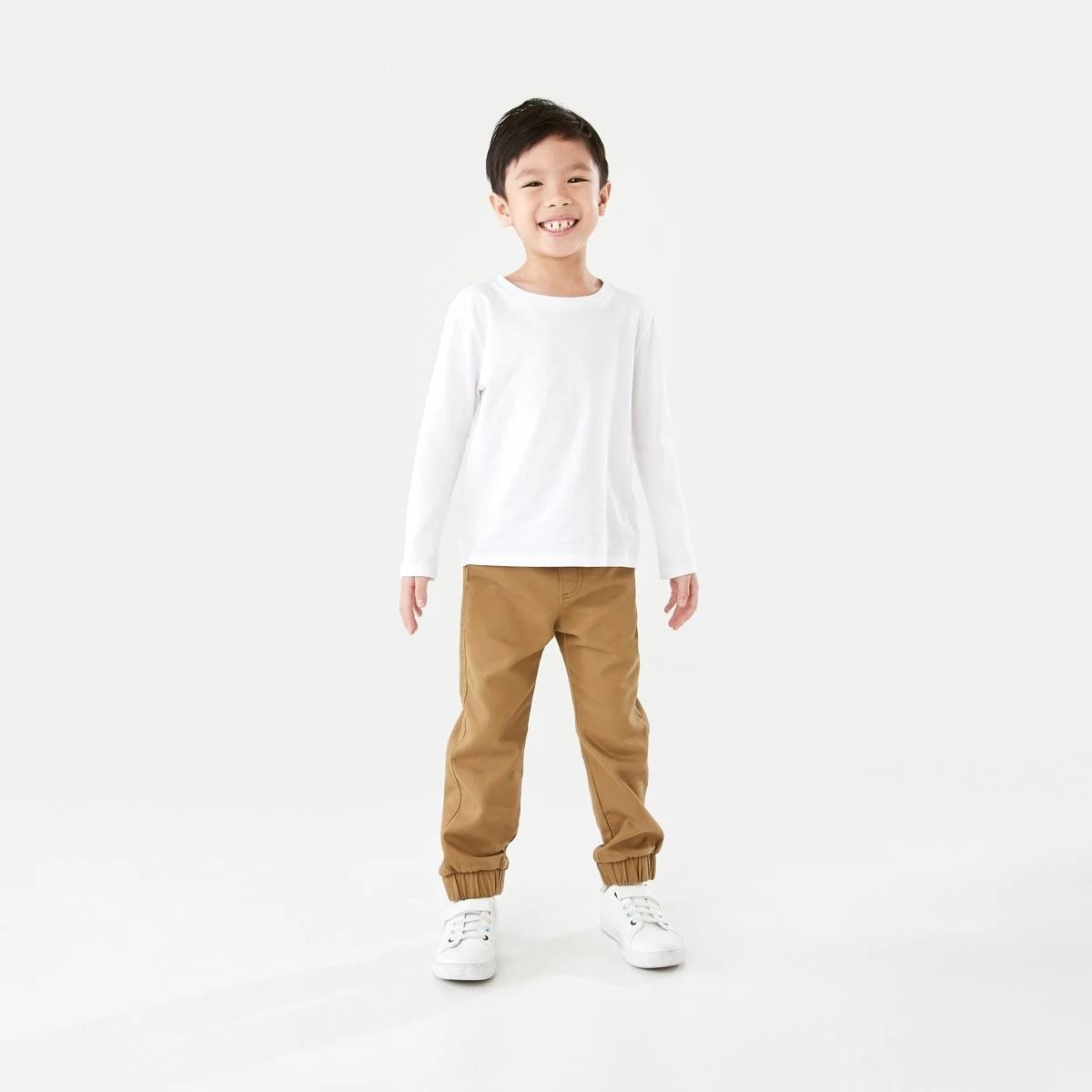 5 Pull-On Knit Joggers FOXTROT BROWN, 5 of 8