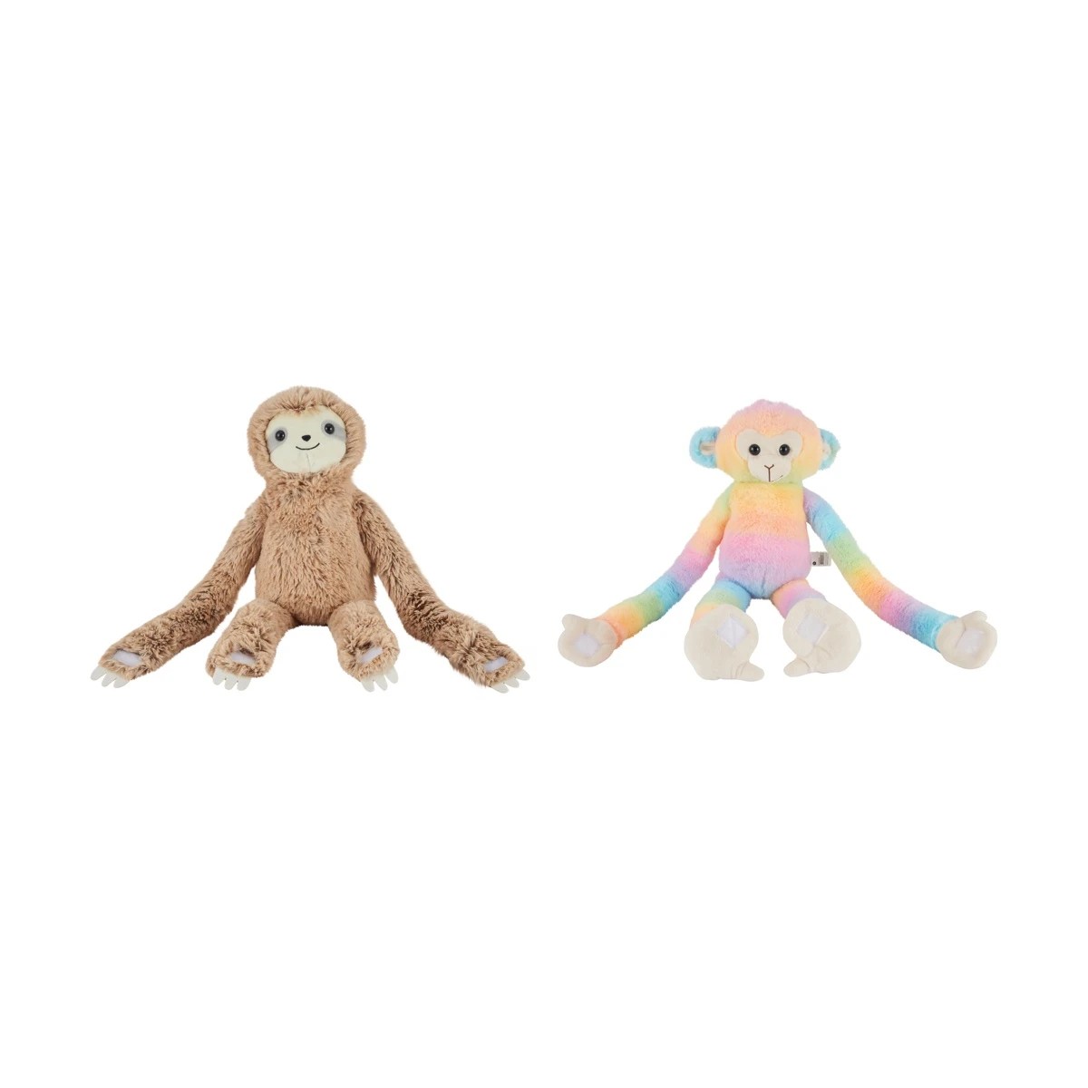 2 Hanging Sloth or Monkey Plush Toy - Assorted, 2 of 4