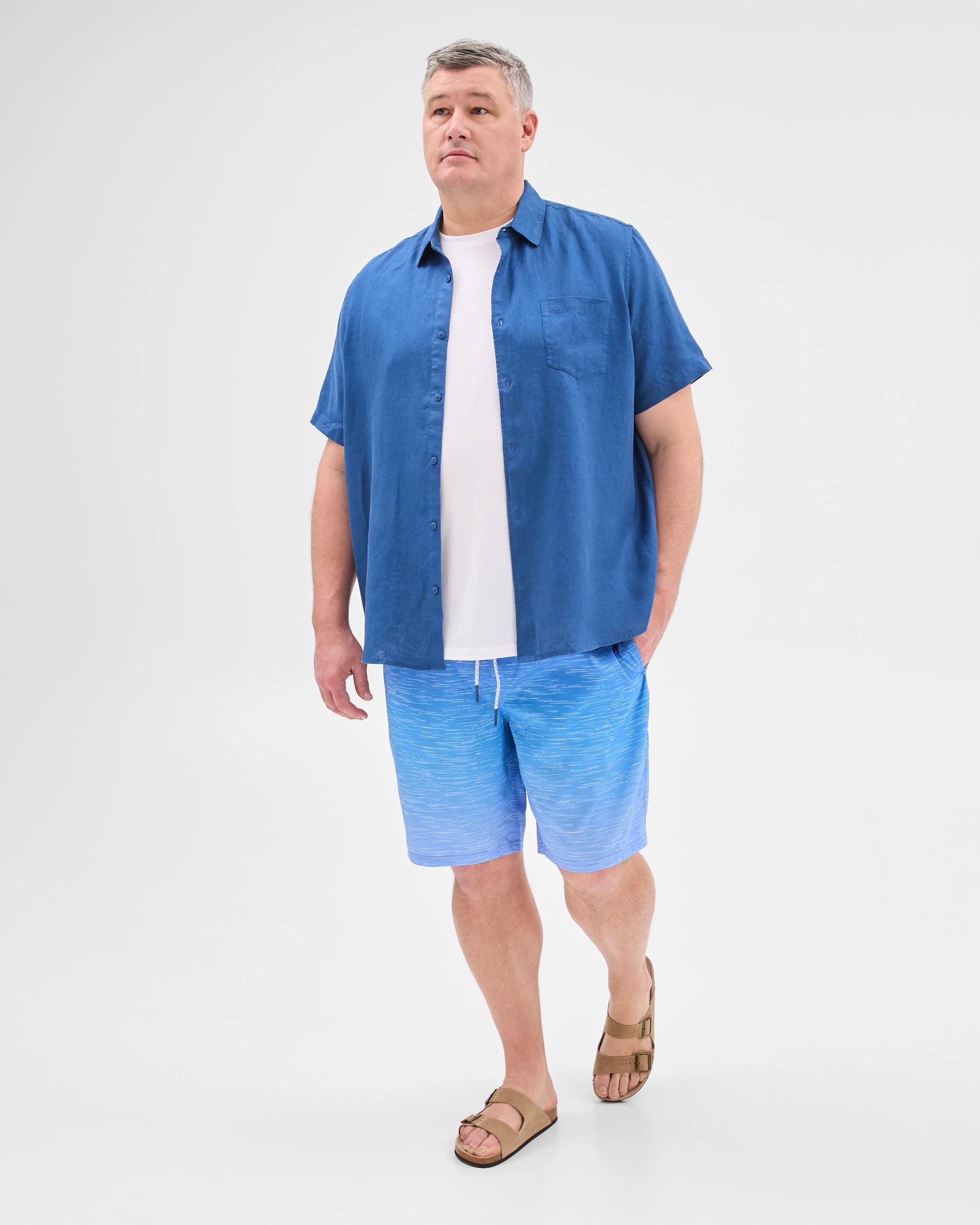 1 Target Plus Size Swim Boardshorts BRIGHT BLUE, 1 of 5