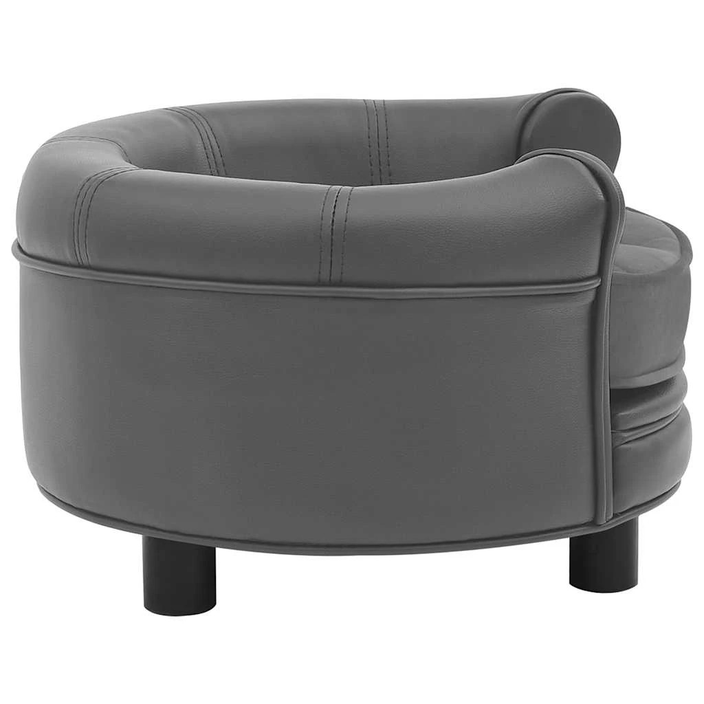 3 Vidaxl Dog Sofa Pet Sofa - Grey, 3 of 8
