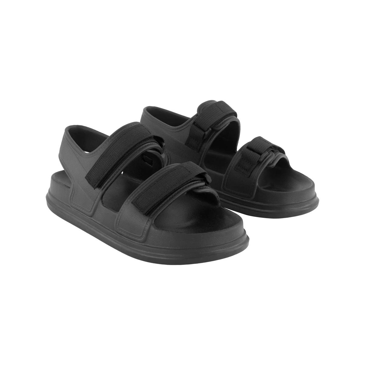 2 Adjustable EVA Sandals Black, 2 of 3