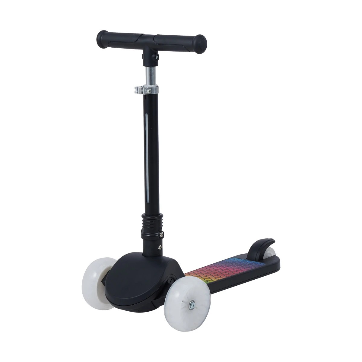 3 Light Up Tri Scooter - Black, 3 of 10
