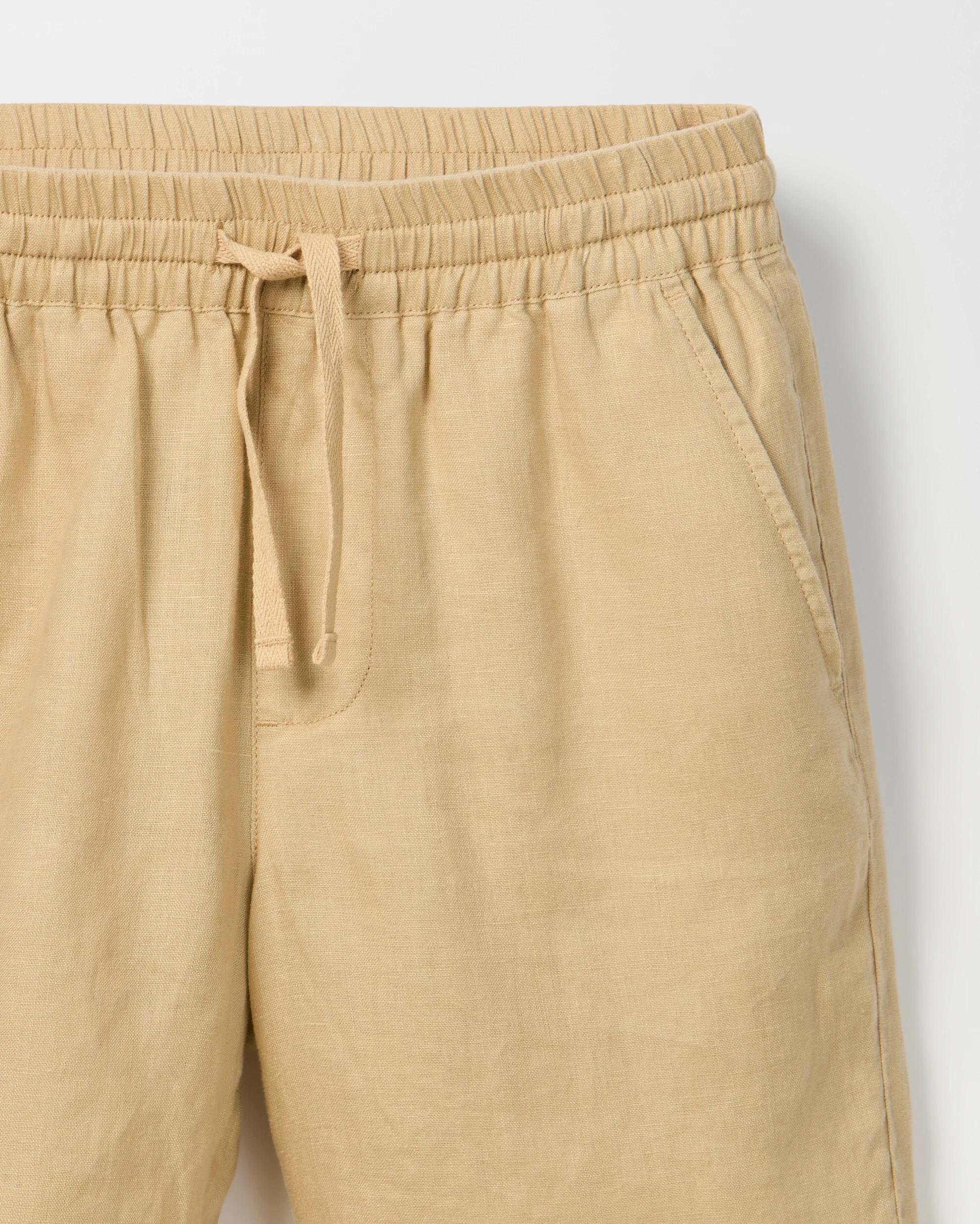 6 Target European Linen Shorts TAN, 6 of 6